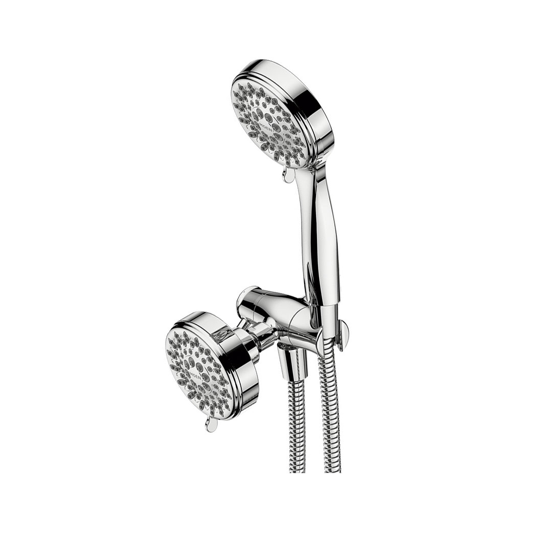 Ignite Five-Function 3 3/4 Diameter Standard Spray Head with Handheld Shower