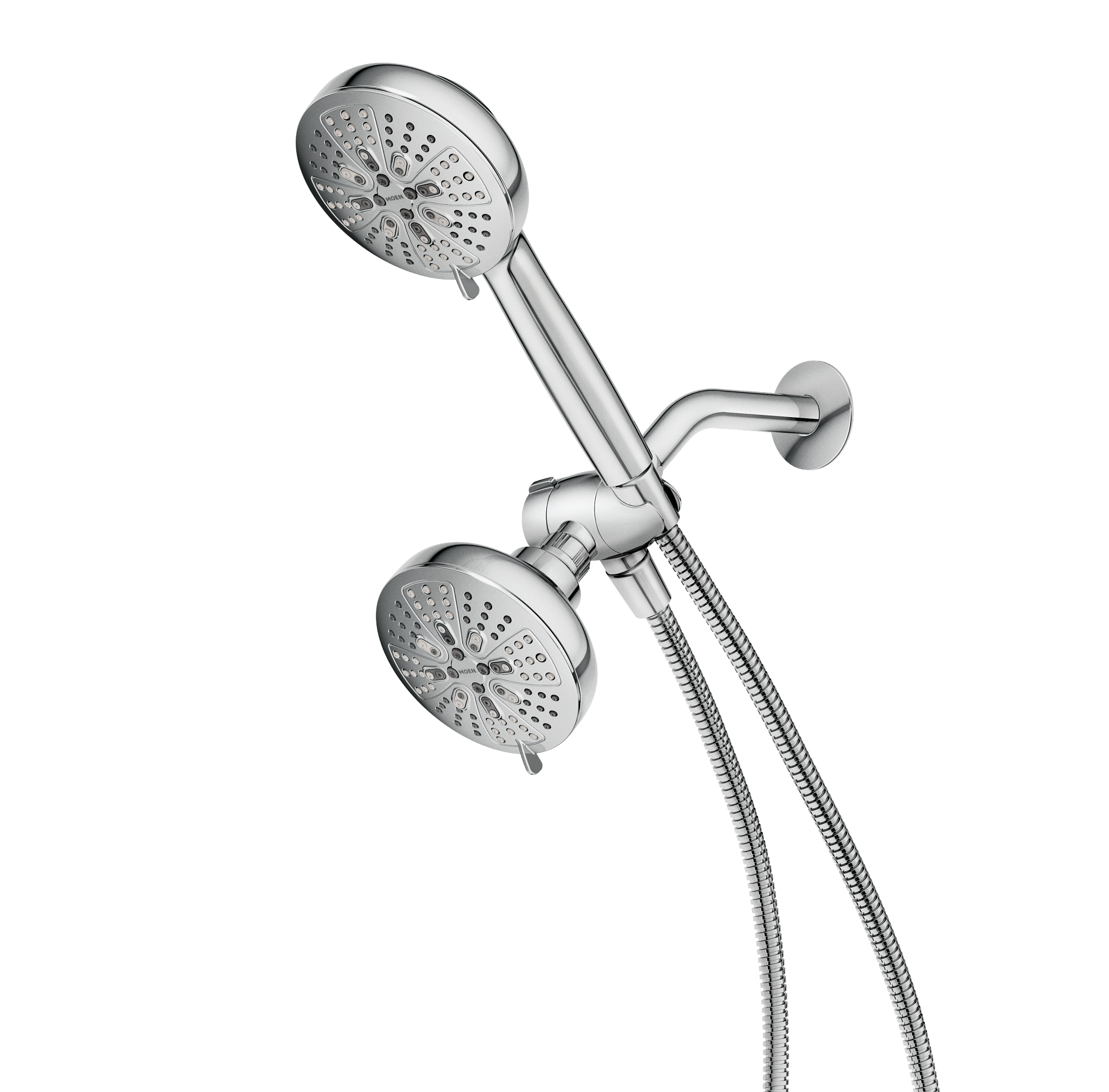 Hydro Energetix Eight-Function 4.75 Diameter Spray Head Standard with Handshower