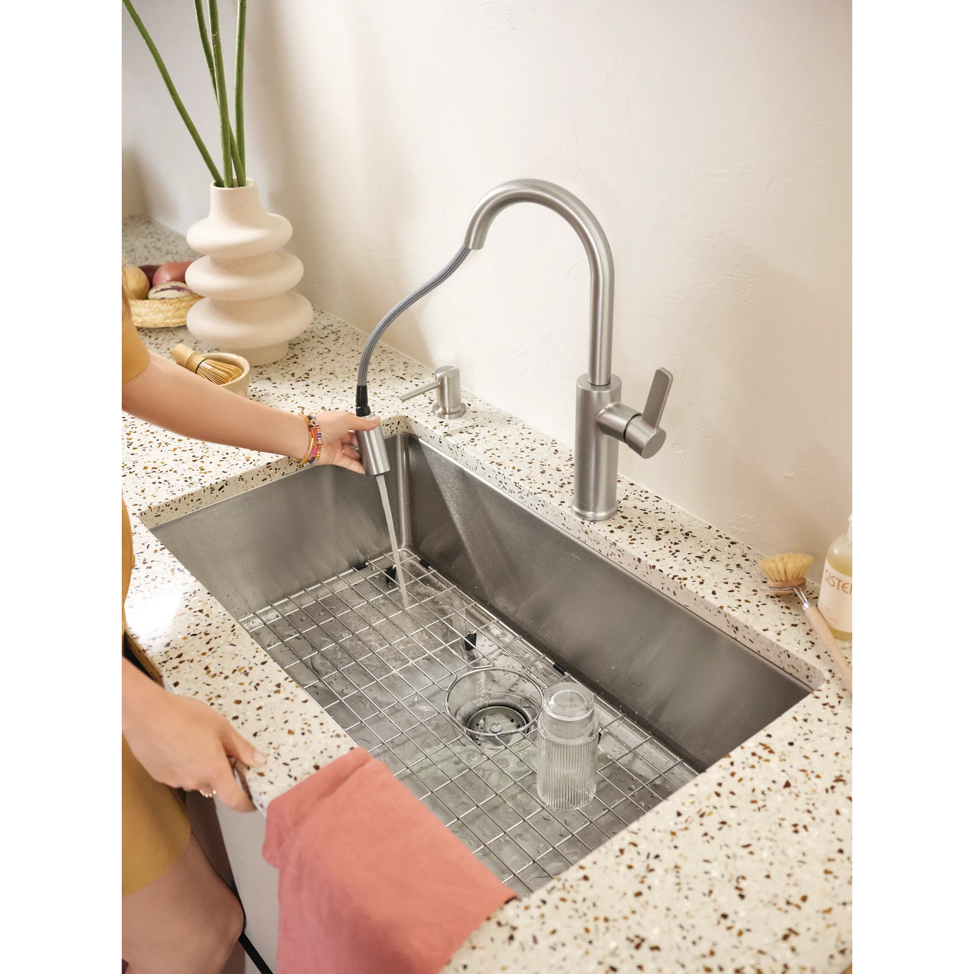 Islet 33x22 Steel 18 Gauge Single Bowl Dual Mount Sink - Image 9