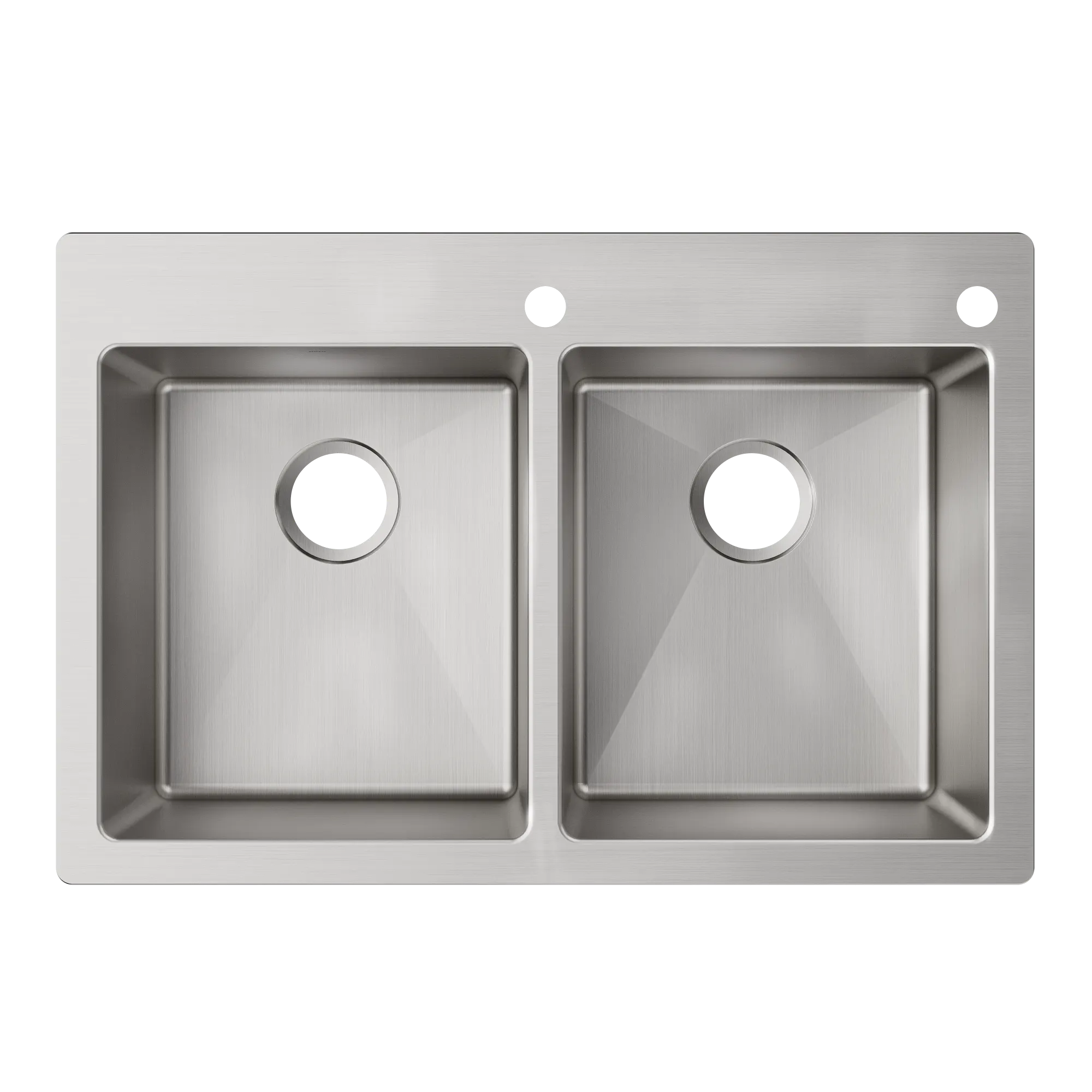33 X 22 Steel 18 Gauge Double Bowl Dualmount Sink - Image 14