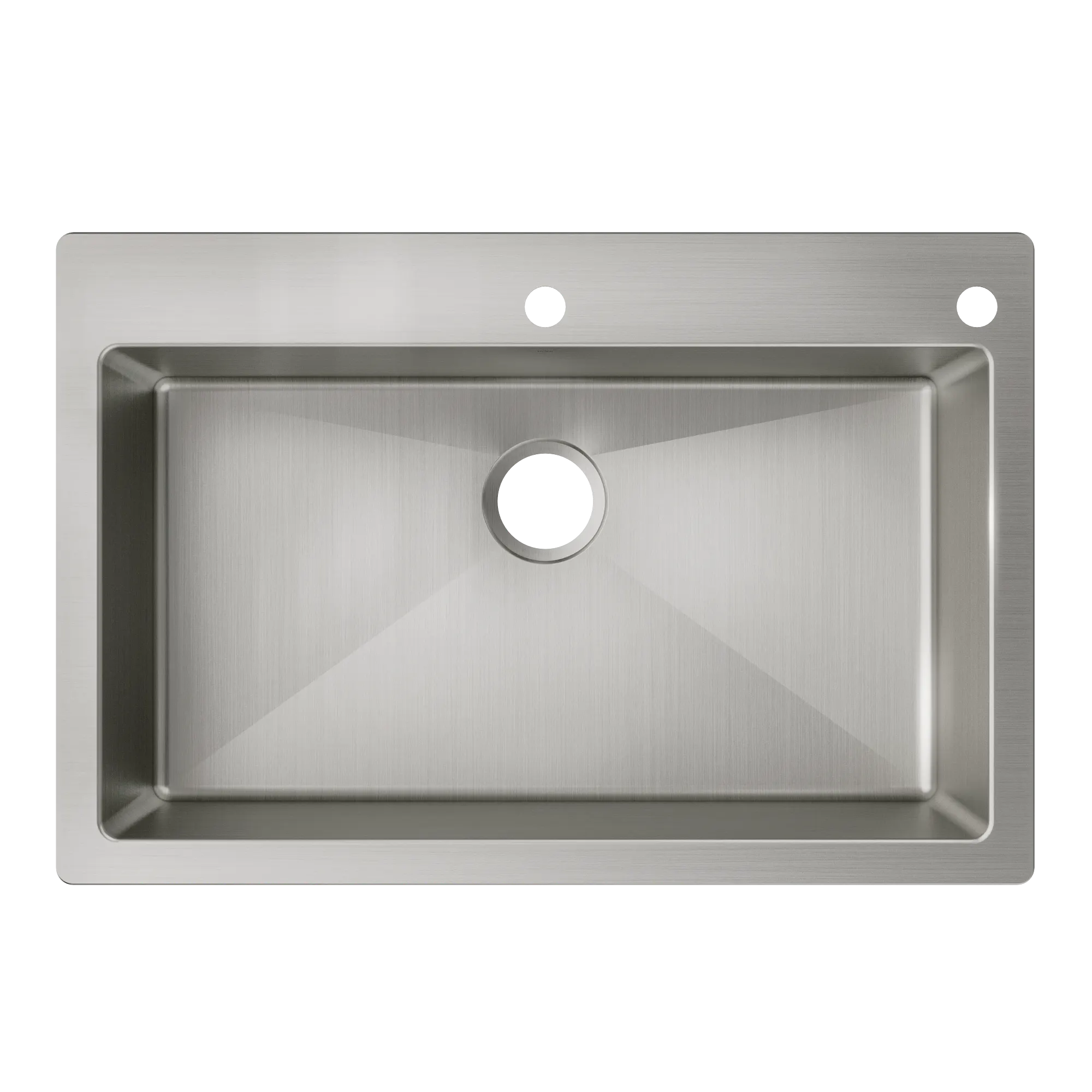 33 X 22 Stainless Steel 18 Gauge Single Bowl Dualmount Sink and Faucet Combination - Image 9