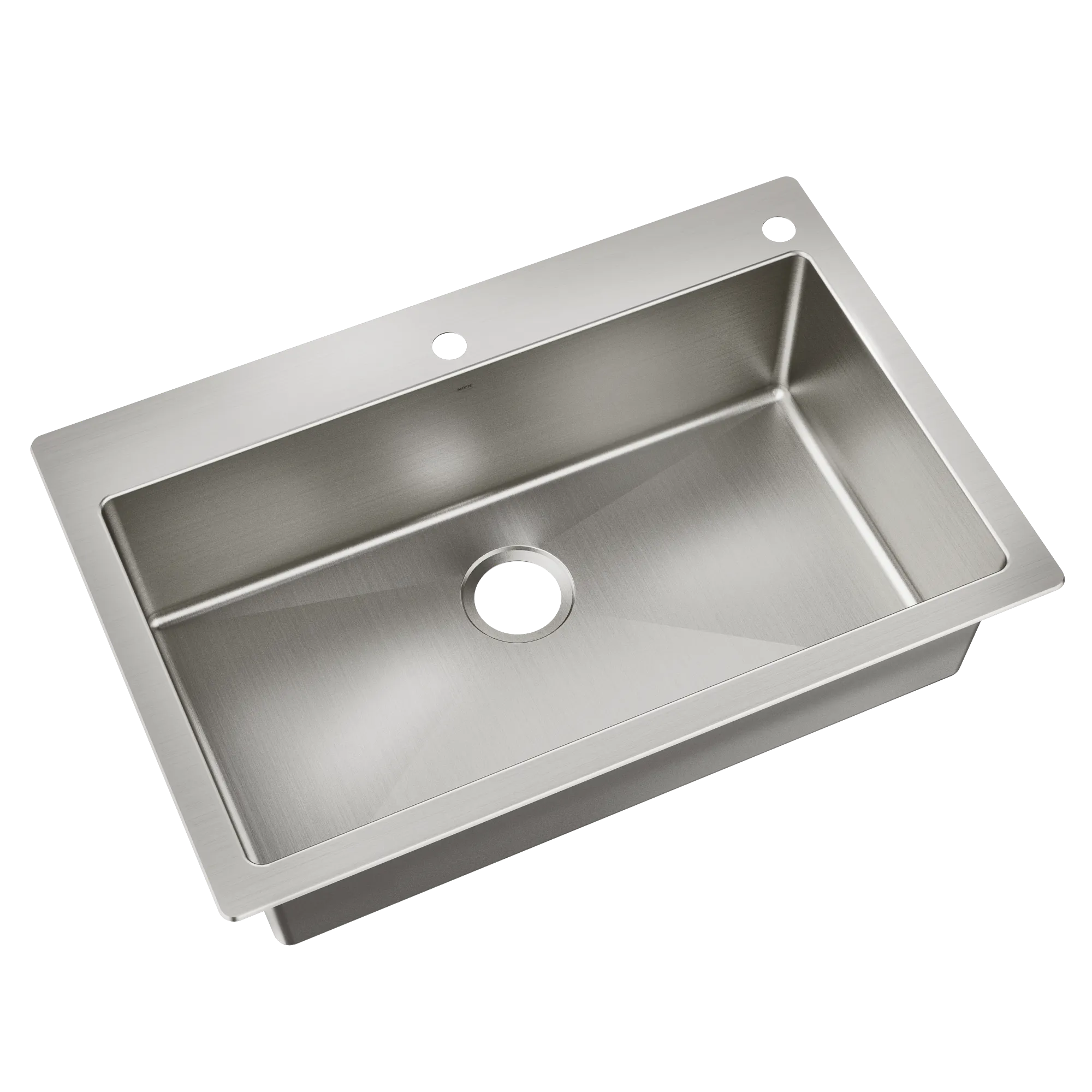 33 X 22 Steel 18 Gauge Single Bowl Dualmount Sink - Image 2