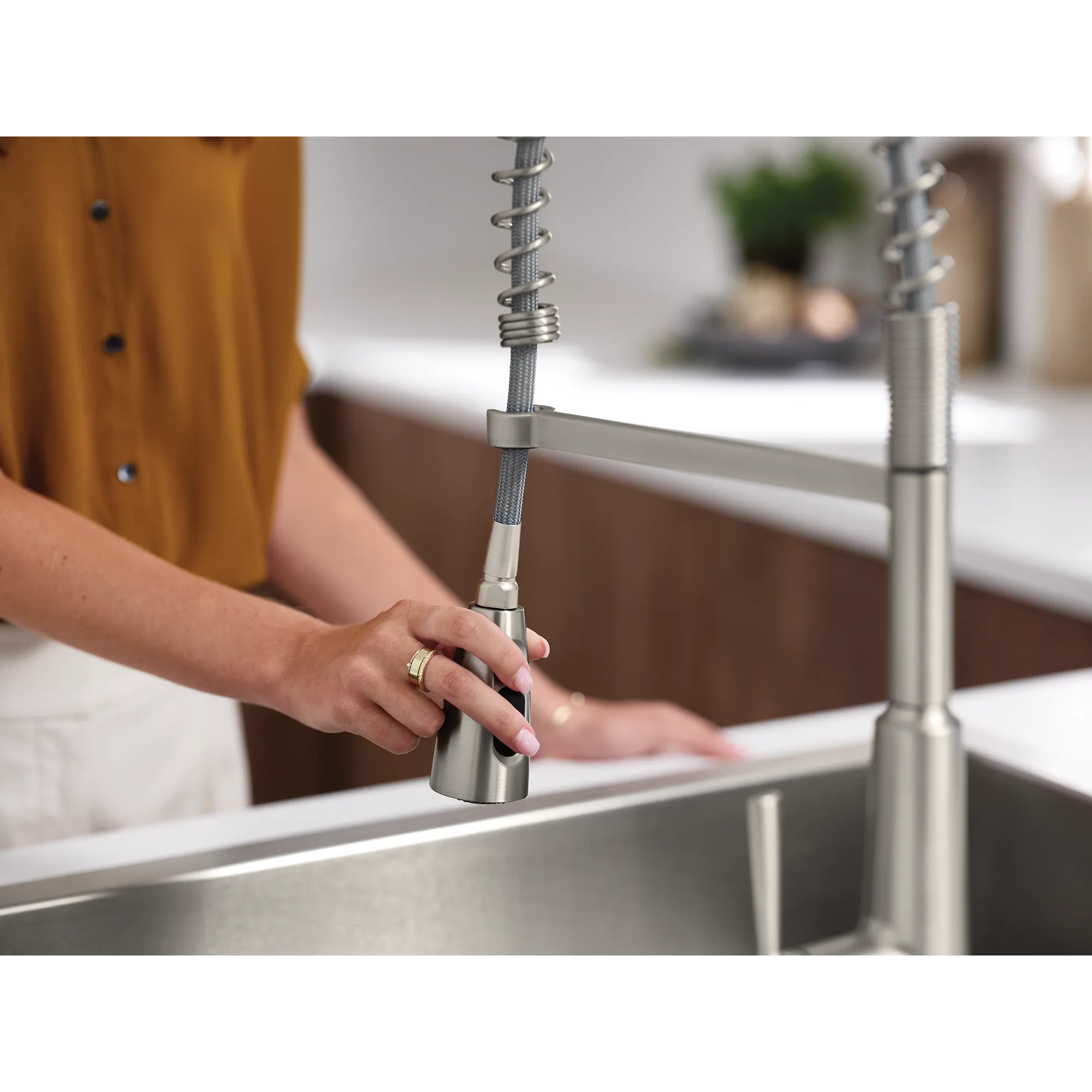 33 X 22 Stainless Steel 18 Gauge Single Bowl Dualmount Sink and Faucet Combination - Image 13