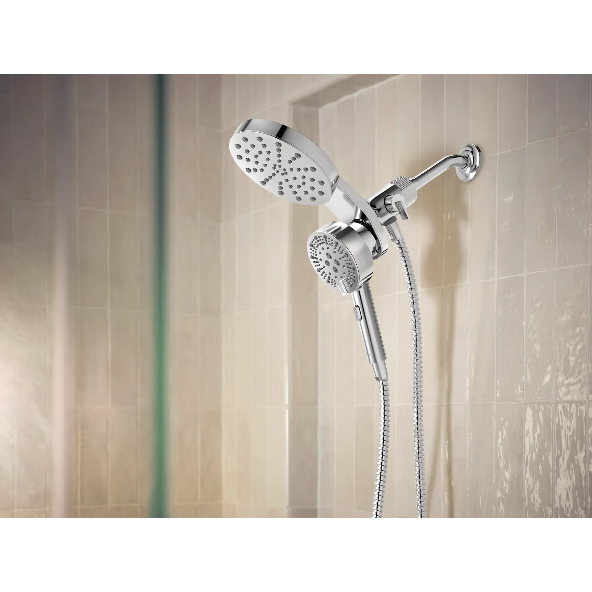 Magnetix Six-Function 6.7 Diameter Spray Head Standard with Handshower - Image 3