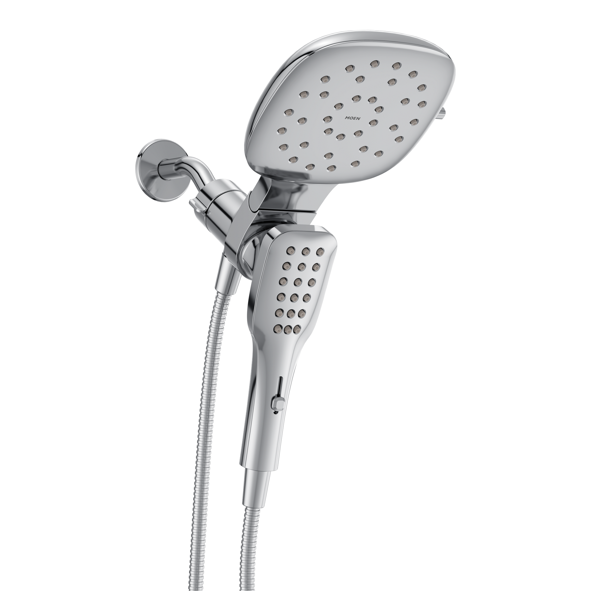 Verso 7 Square Dual Head Combination Shower with Infiniti Dial In