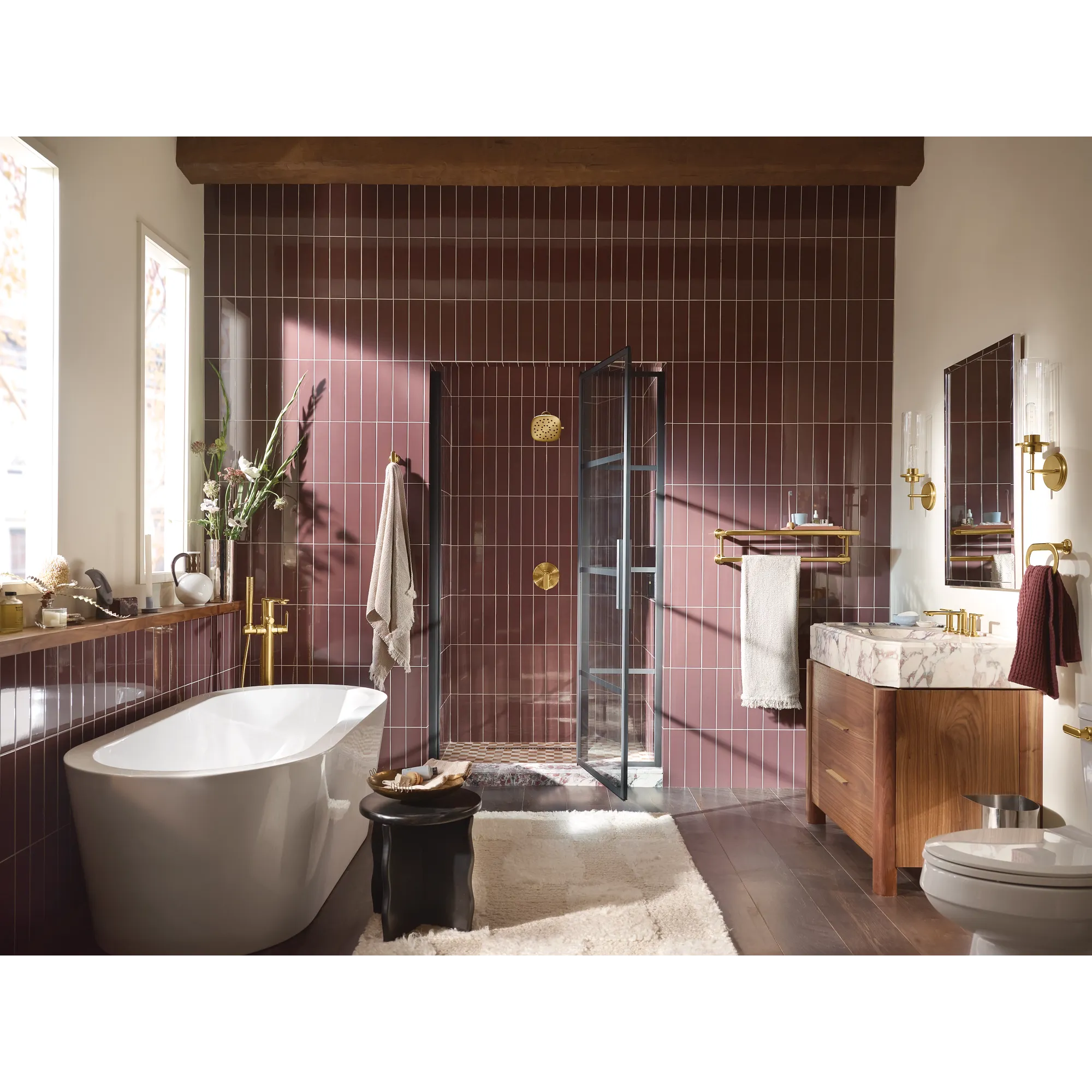 Greenfield One-Handle Tub Filler Includes Hand Shower - Image 9