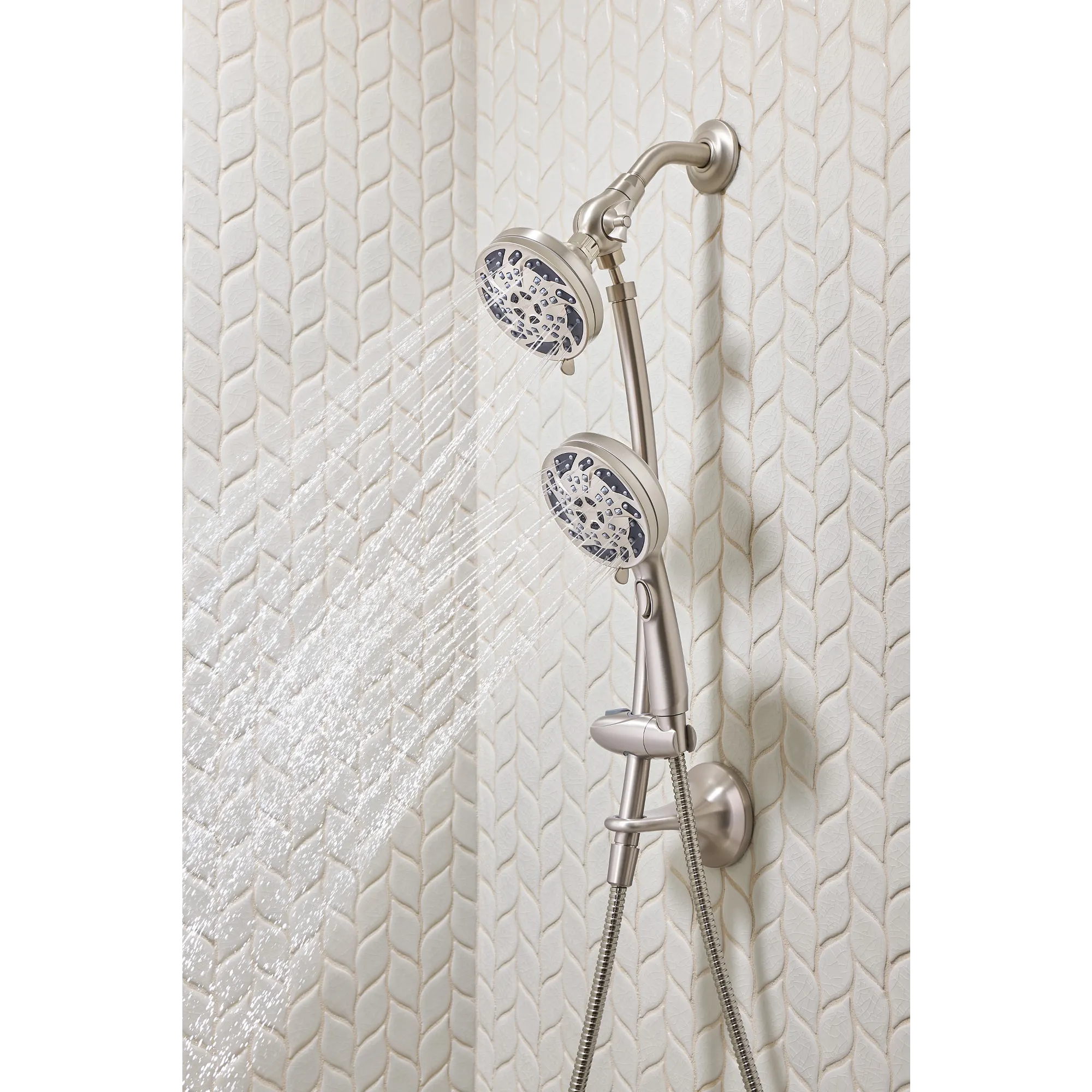 Renewal Five-Function 4 1/2 Diameter Standard Spray Head with Handheld Shower - Image 7