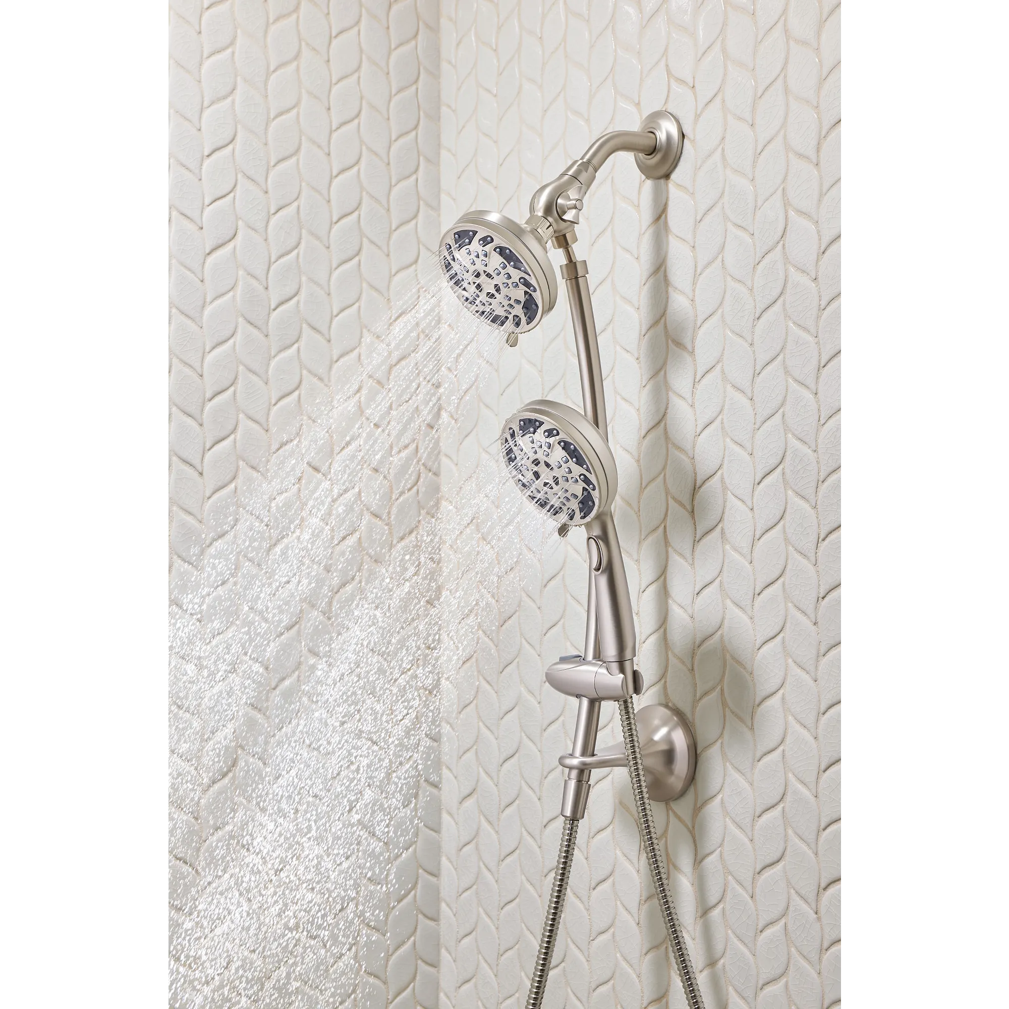 Renewal Five-Function 4 1/2 Diameter Standard Spray Head with Handheld Shower - Image 5