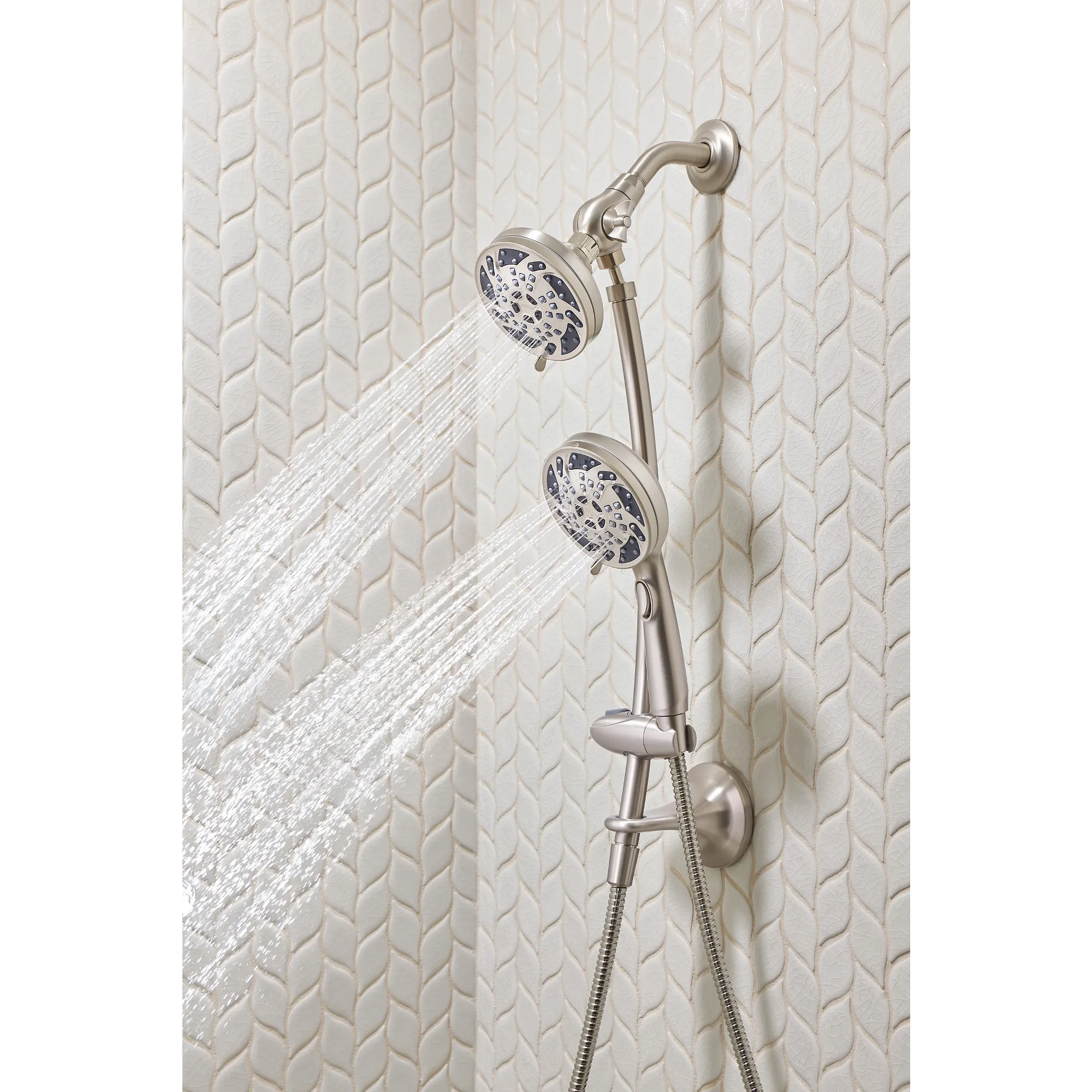 Renewal Five-Function 4 1/2 Diameter Standard Spray Head with Handheld Shower - Image 8
