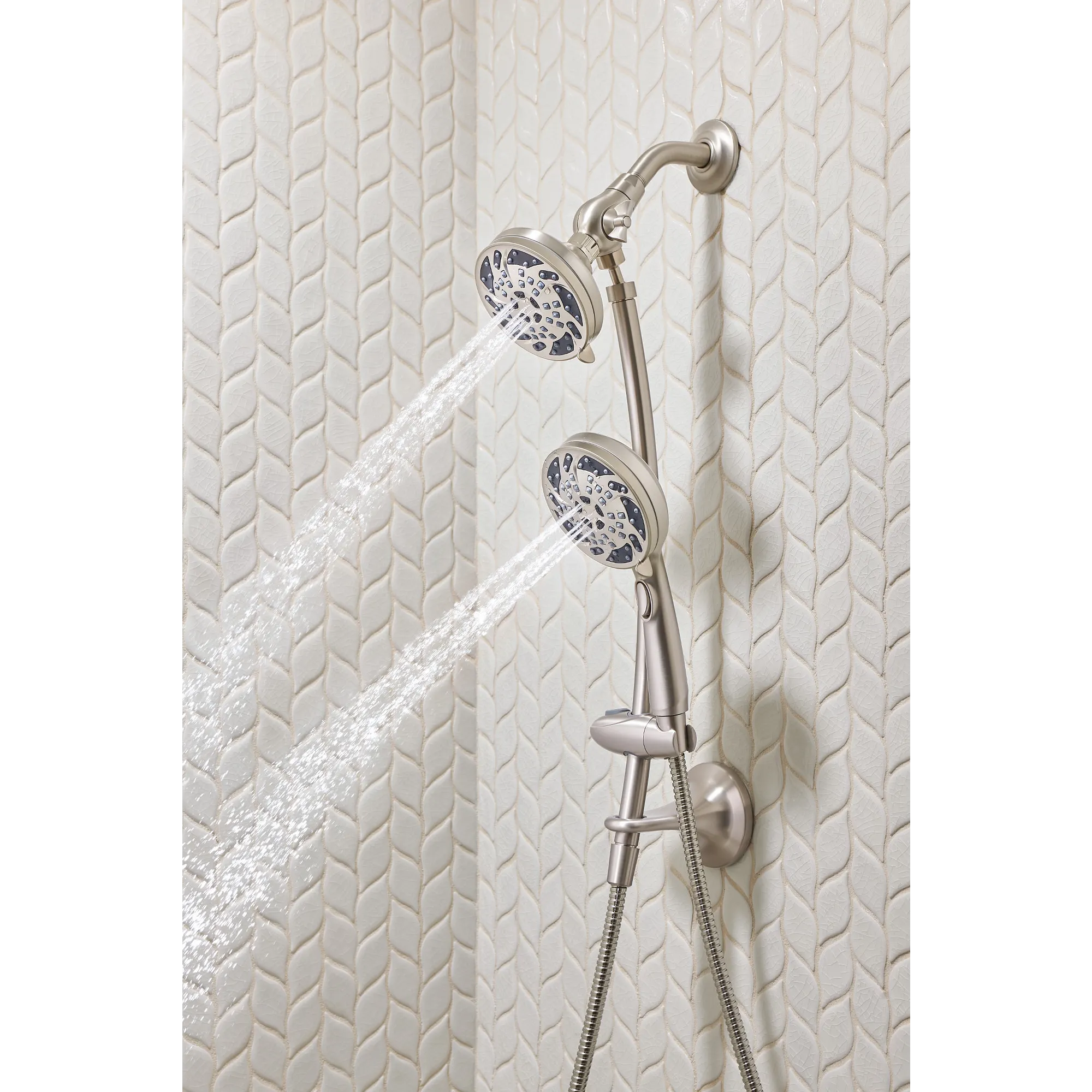 Renewal Five-Function 4 1/2 Diameter Standard Spray Head with Handheld Shower - Image 10