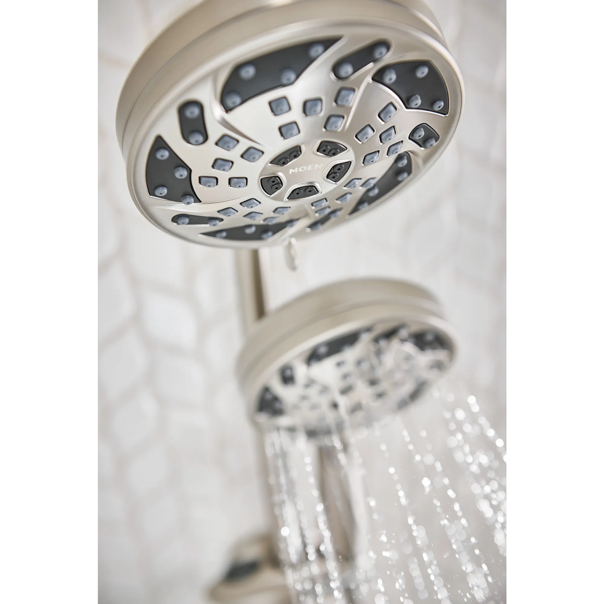 Renewal Five-Function 4 1/2 Diameter Standard Spray Head with Handheld Shower - Image 13