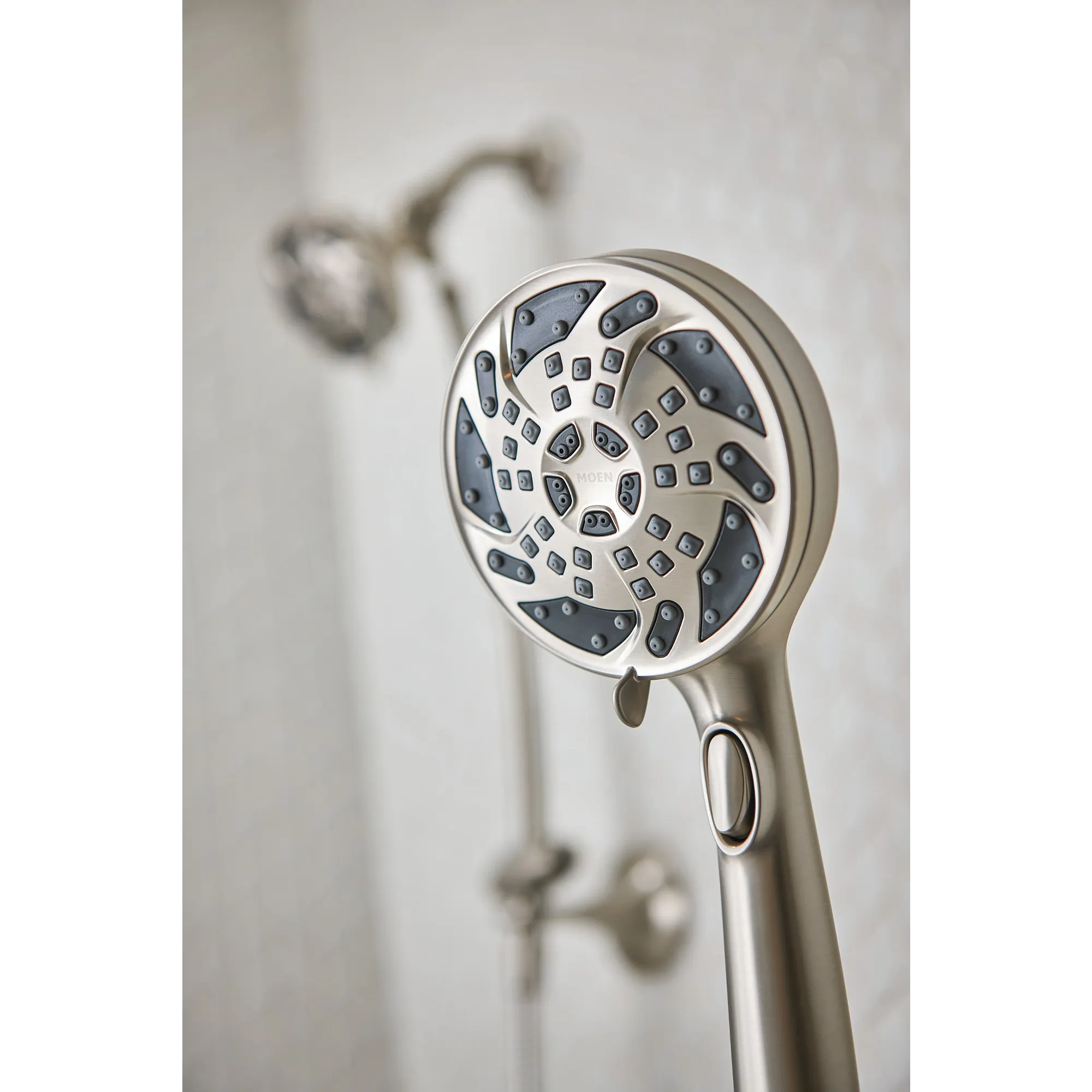 Renewal Five-Function 4 1/2 Diameter Standard Spray Head with Handheld Shower - Image 4