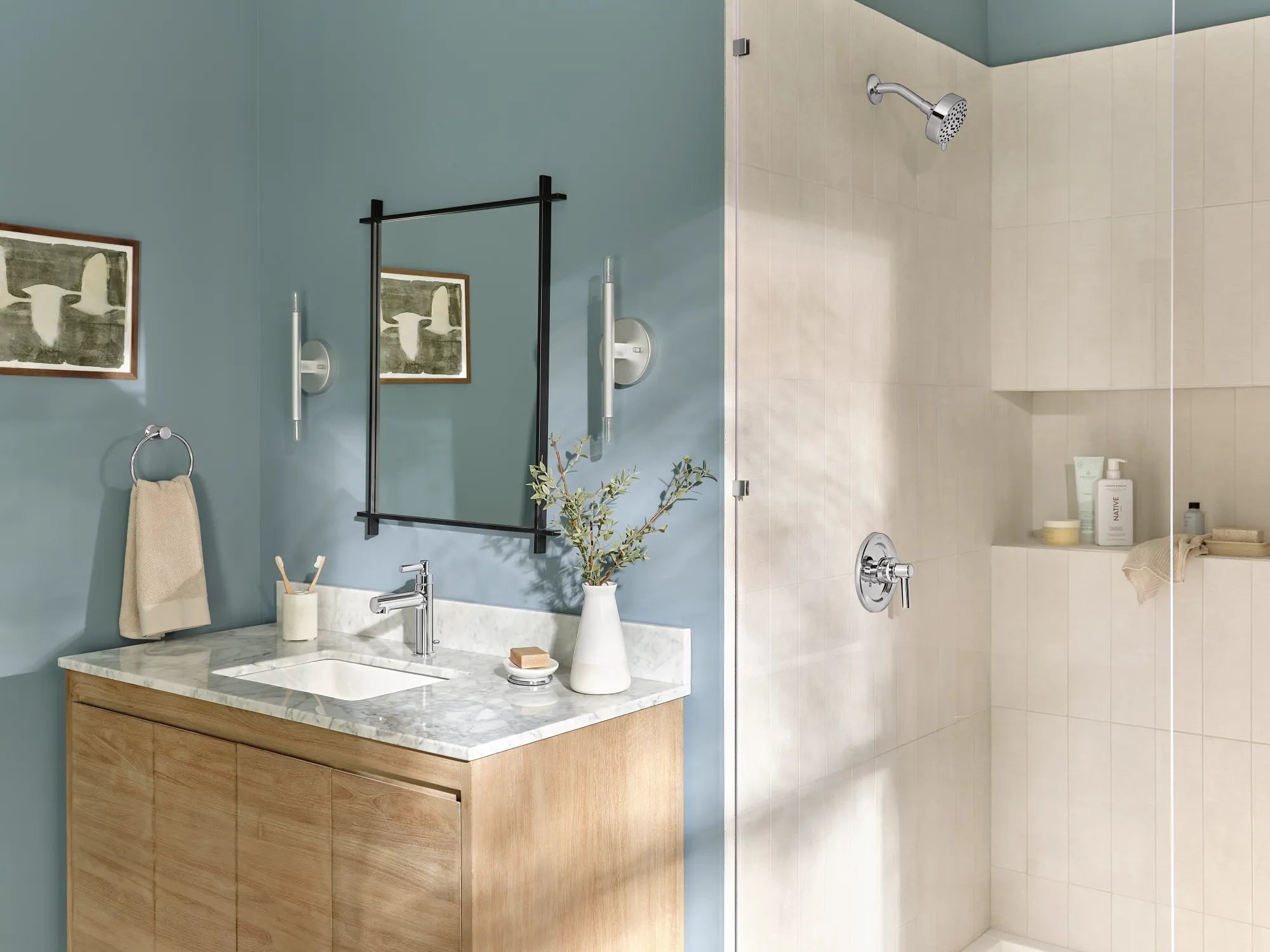 Aluma Chrome one-handle low arc bathroom faucet - Image 6