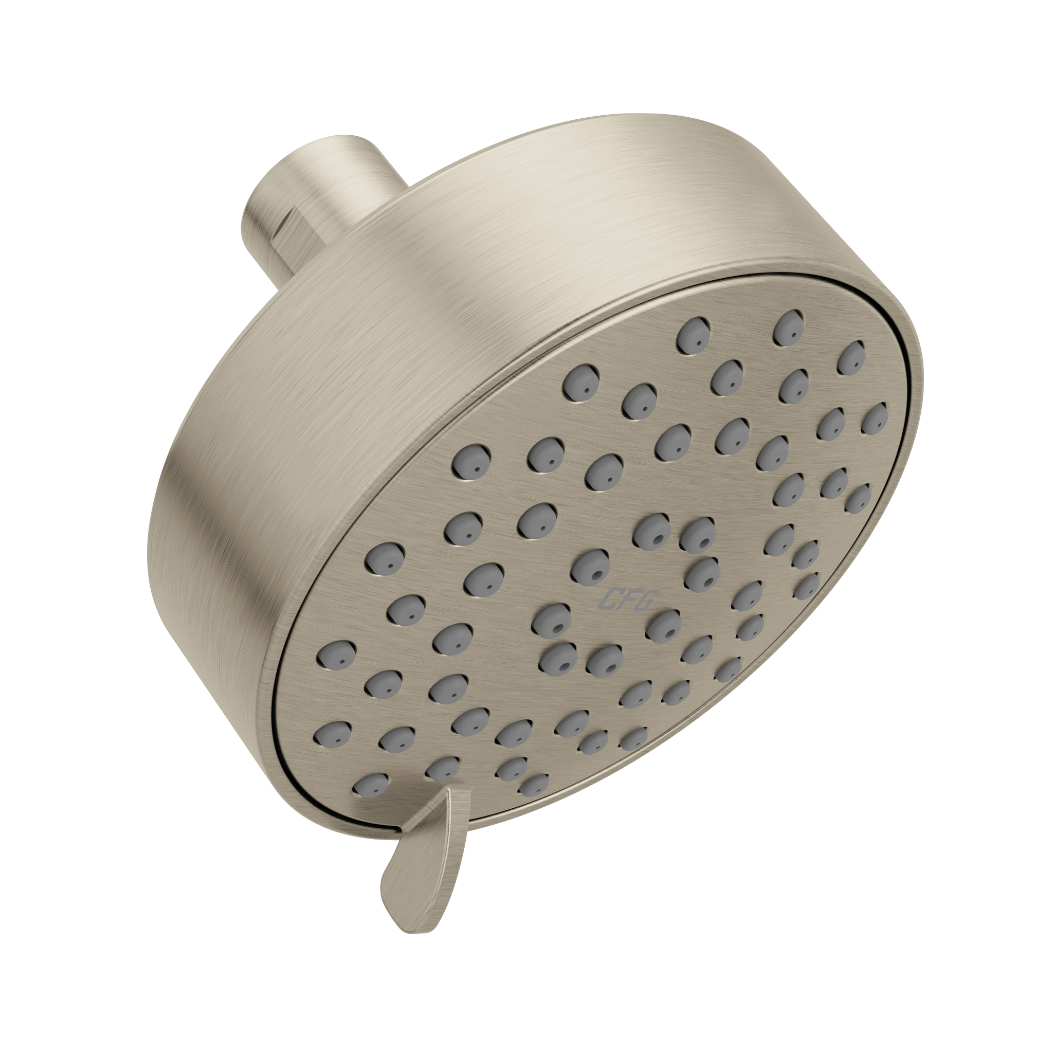 CFG Brushed nickel three-function 4 diameter spray head standard