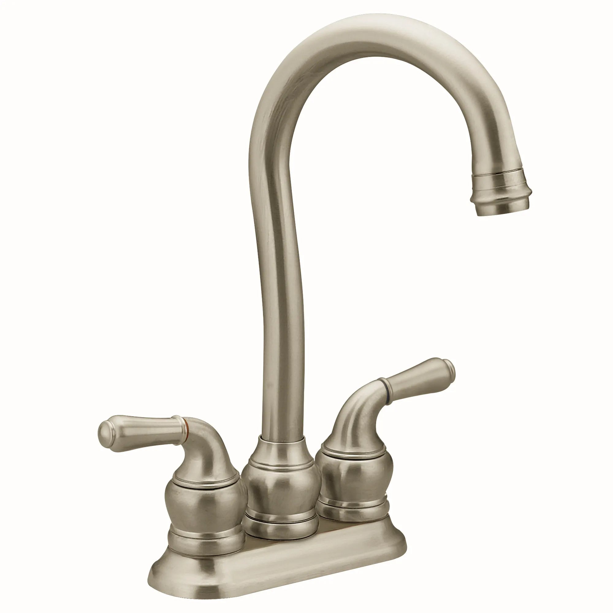 Monticello Chrome two-handle high arc bar faucet - Image 3