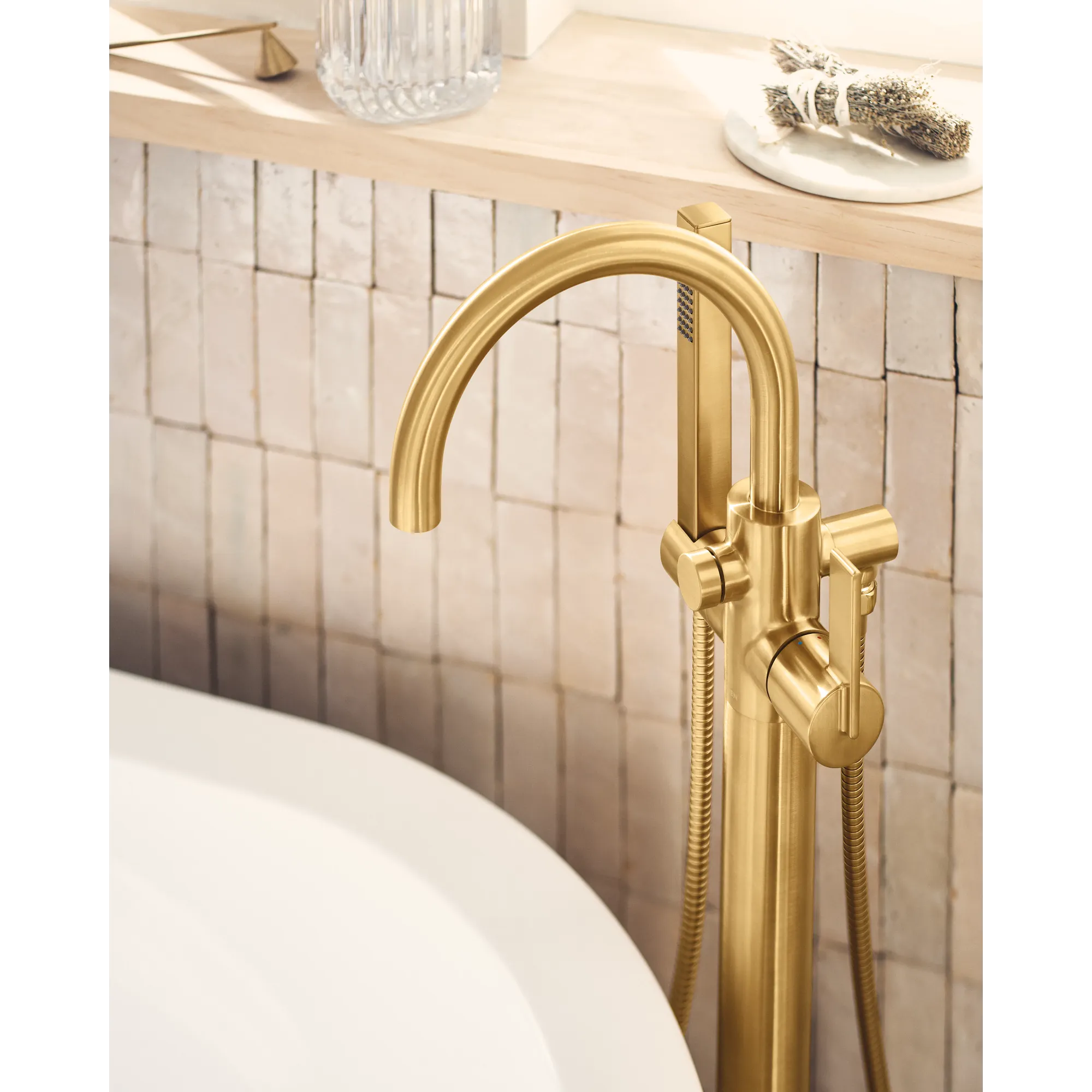 Cia One-Handle Tub Filler Includes Hand Shower - Image 24