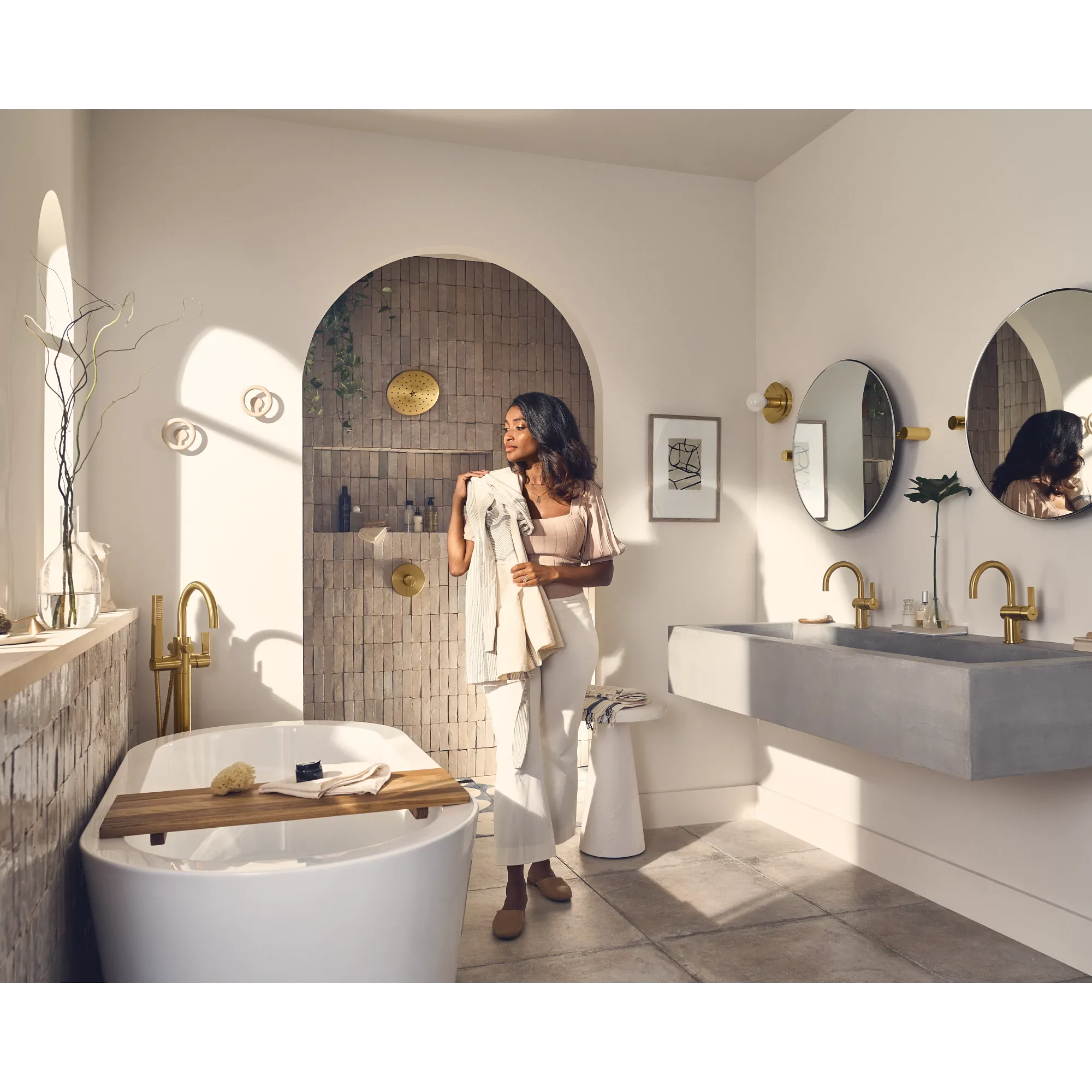 Cia One-Handle Tub Filler Includes Hand Shower - Image 21