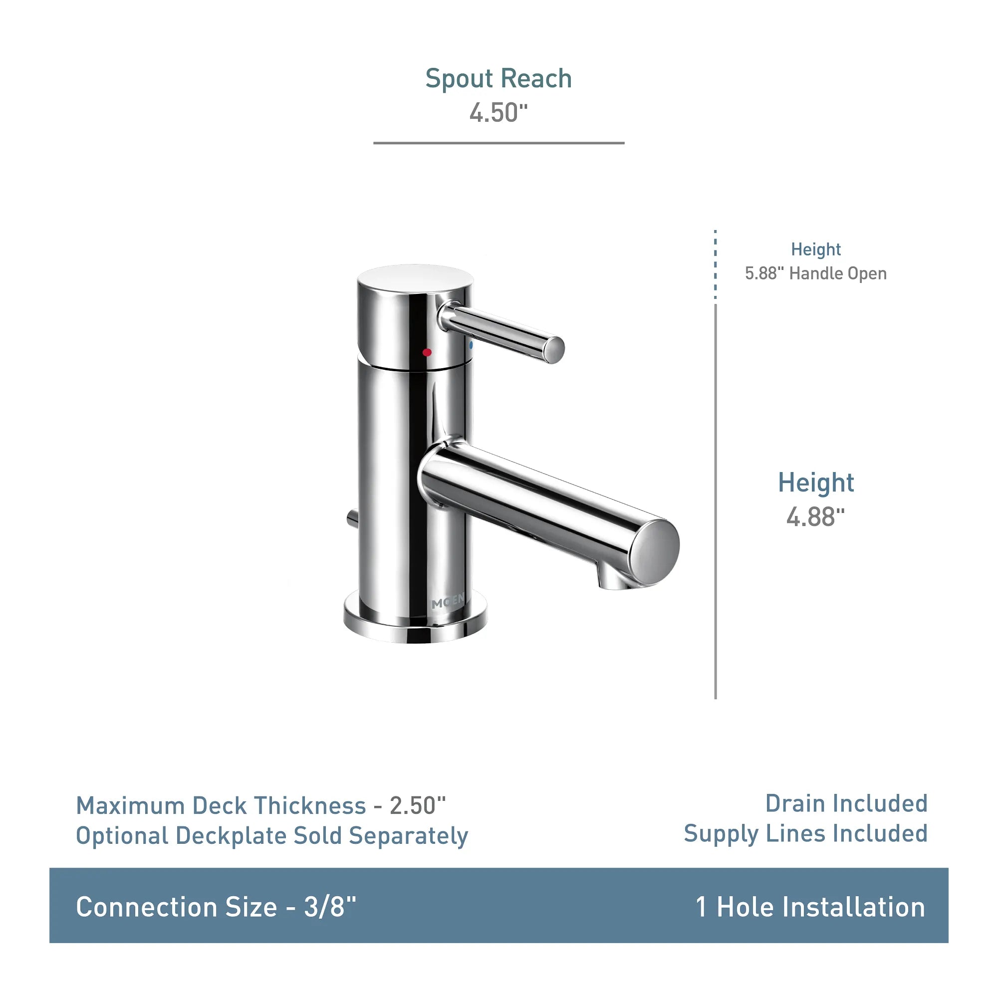 Align One-Handle Low Arc Low Profile Bathroom Faucet - Image 21