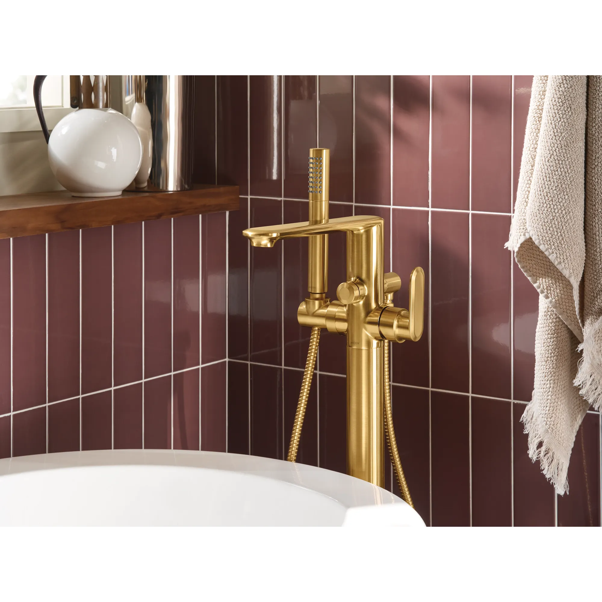 Greenfield One-Handle Tub Filler Includes Hand Shower - Image 12