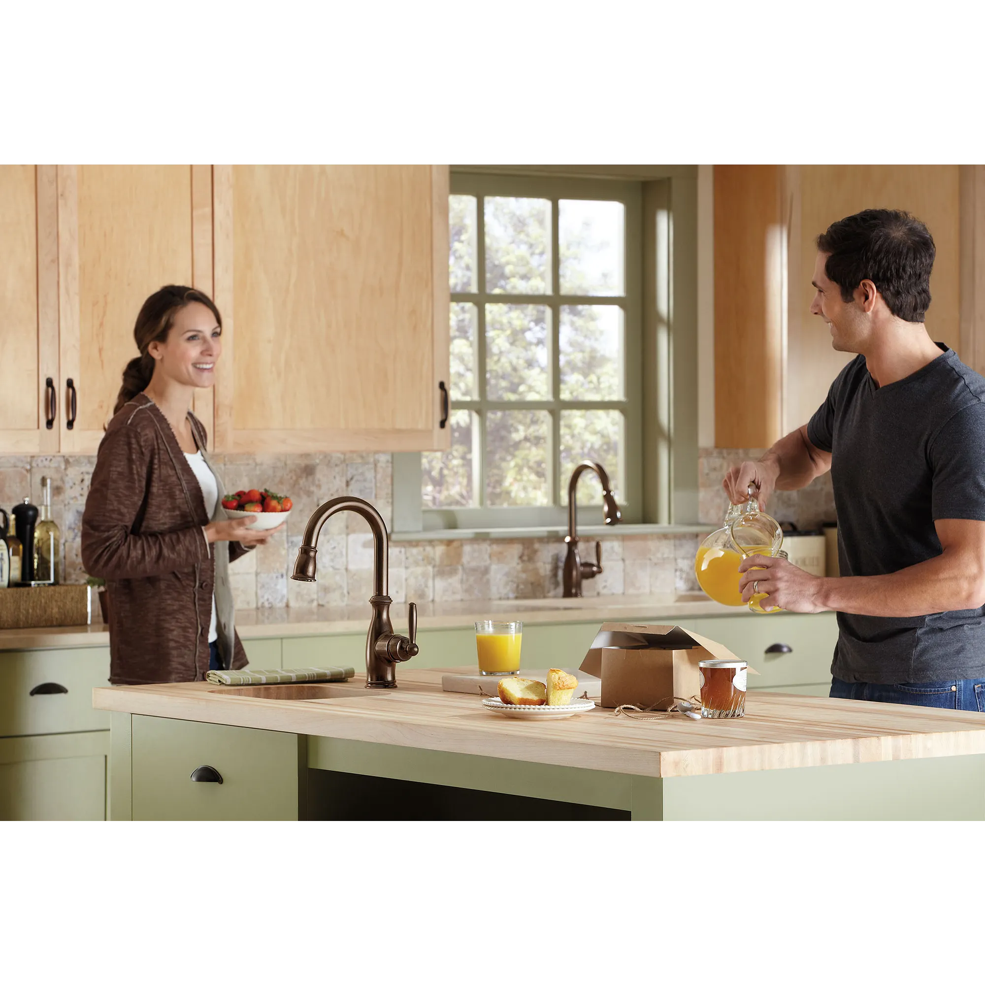 Brantford One-Handle High Arc Pulldown Kitchen Faucet - Image 12