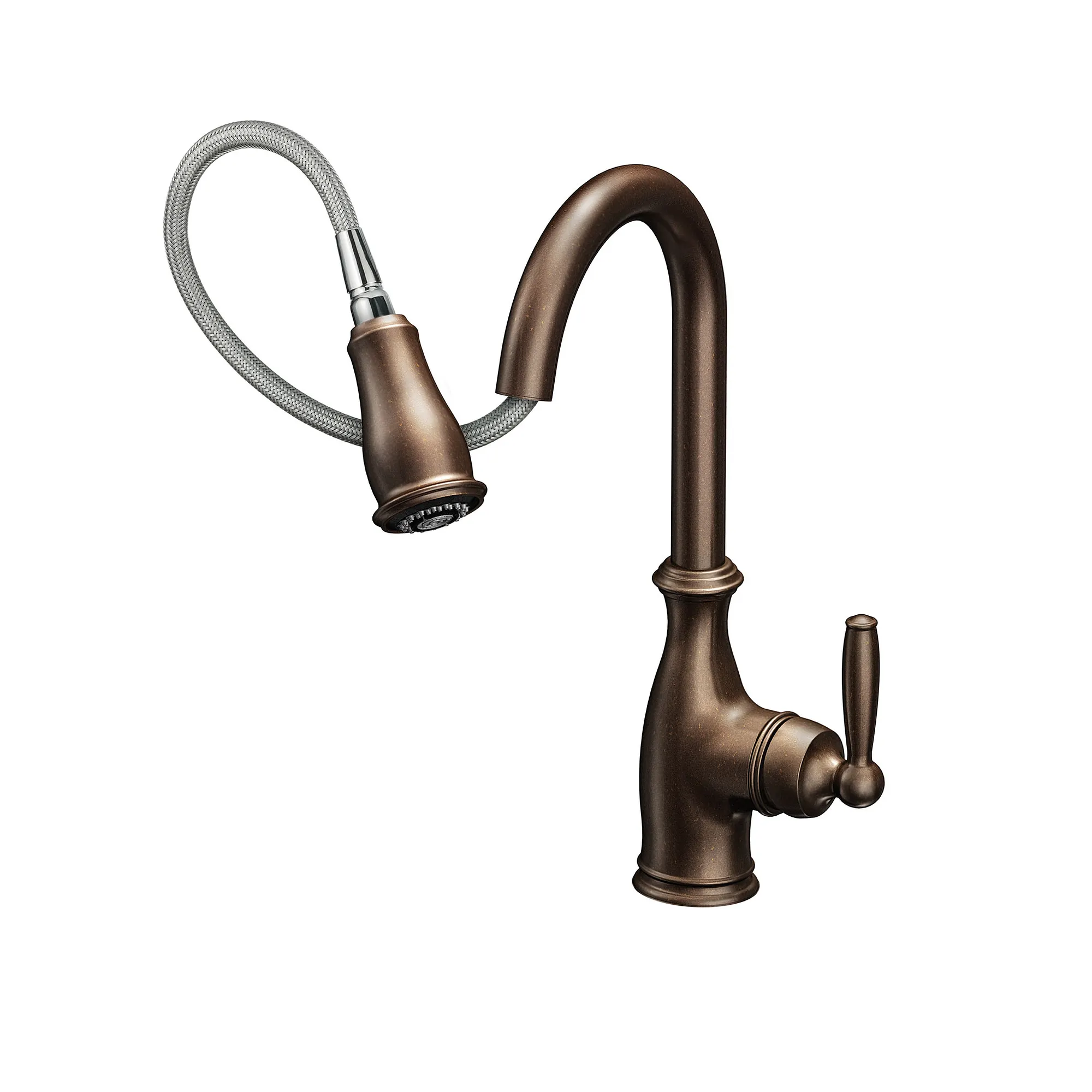 Brantford One-Handle High Arc Pulldown Kitchen Faucet - Image 13