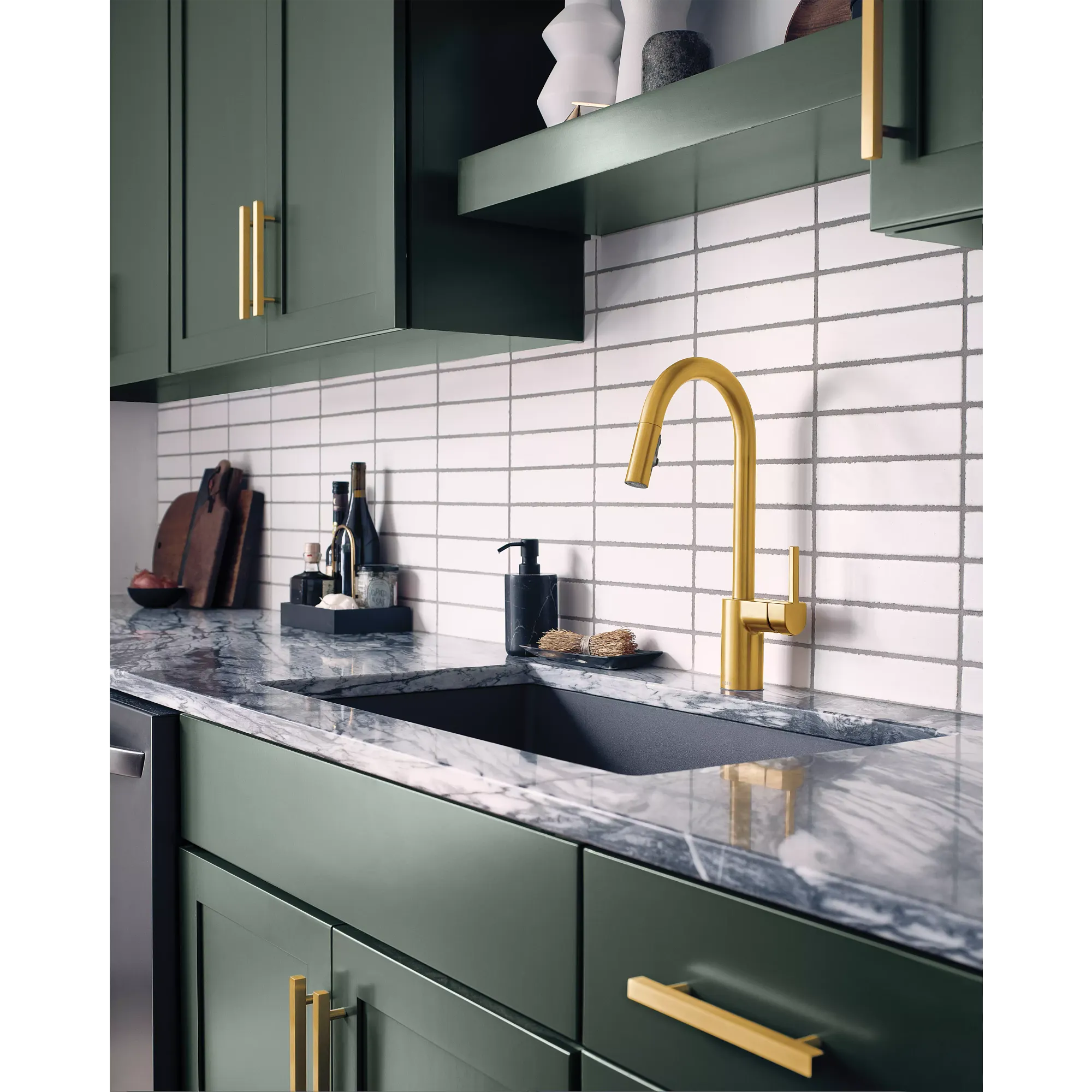 Align One-Handle High Arc Pulldown Kitchen Faucet - Image 24