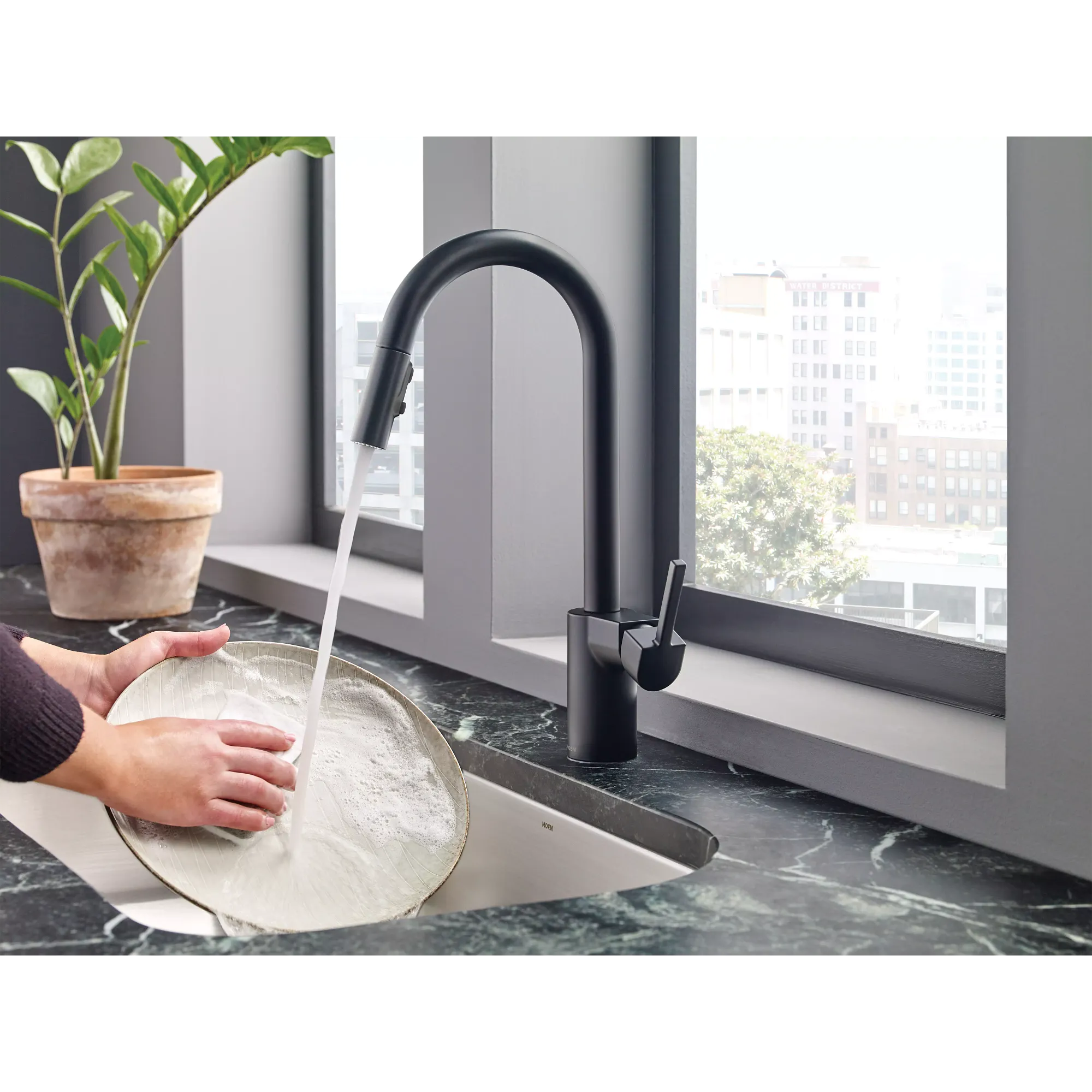 Align One-Handle High Arc Pulldown Kitchen Faucet - Image 15