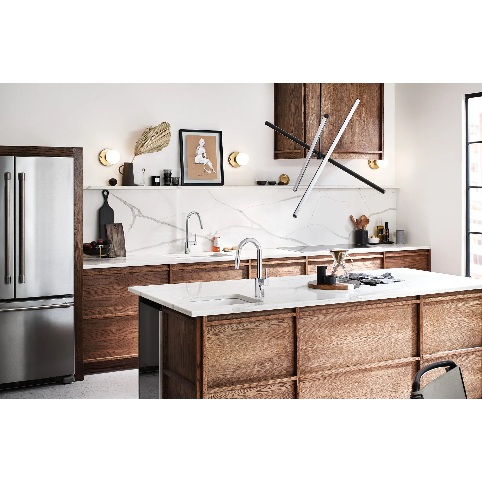 Align Smart Faucet Voice Control One-Handle High Arc Pulldown Kitchen Faucet - Image 4