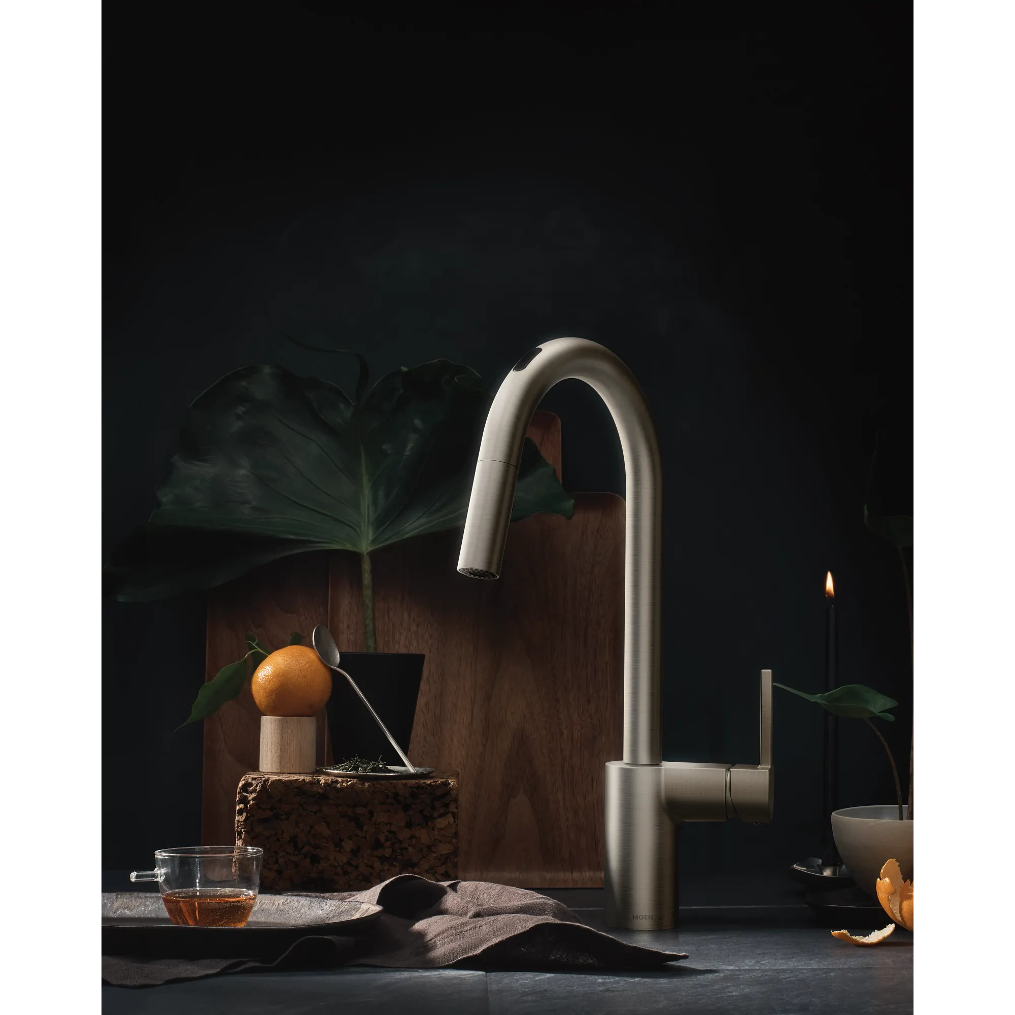 Align Smart Faucet Voice Control One-Handle High Arc Pulldown Kitchen Faucet - Image 16