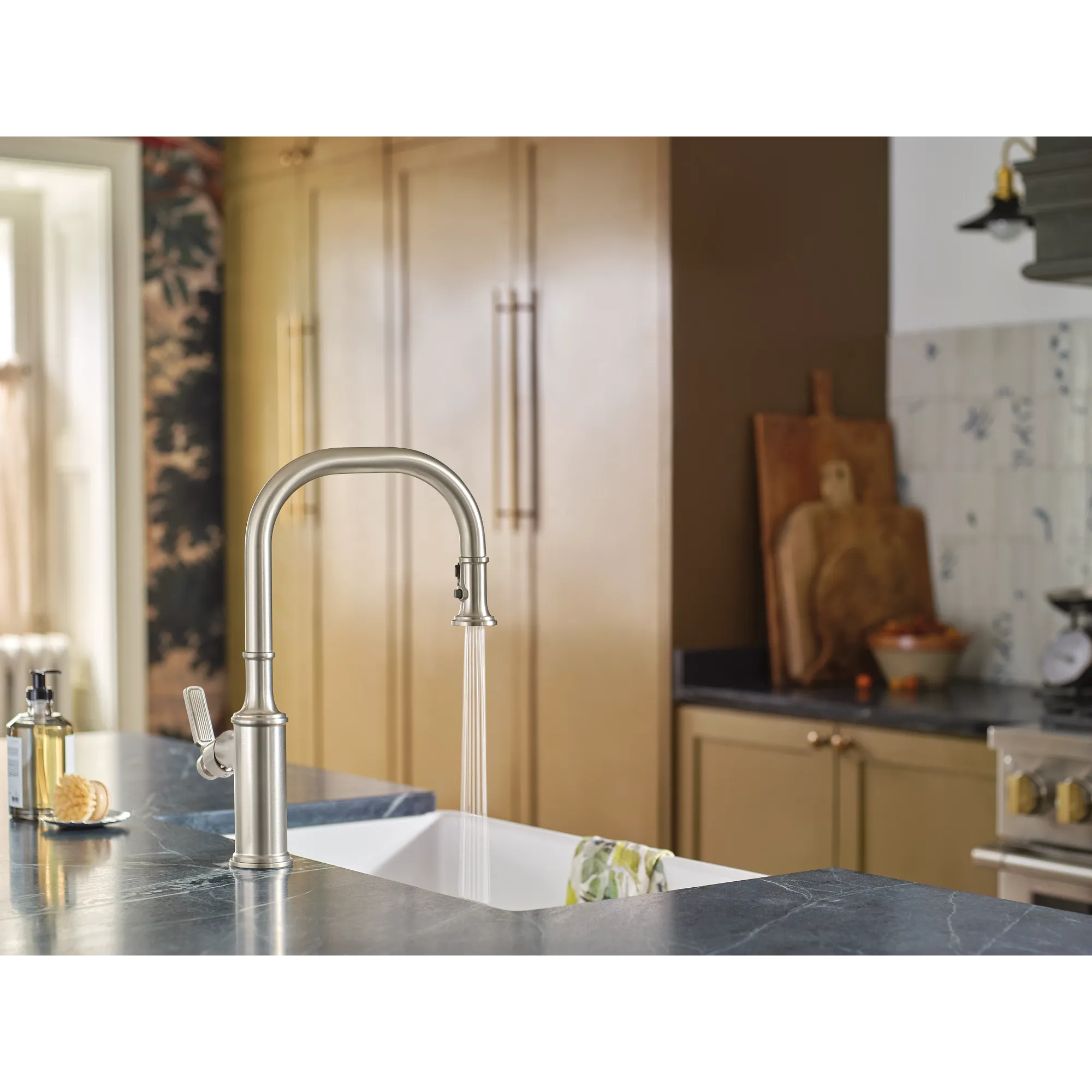 Smyth One-Handle High Arc Pulldown Kitchen Faucet - Image 15
