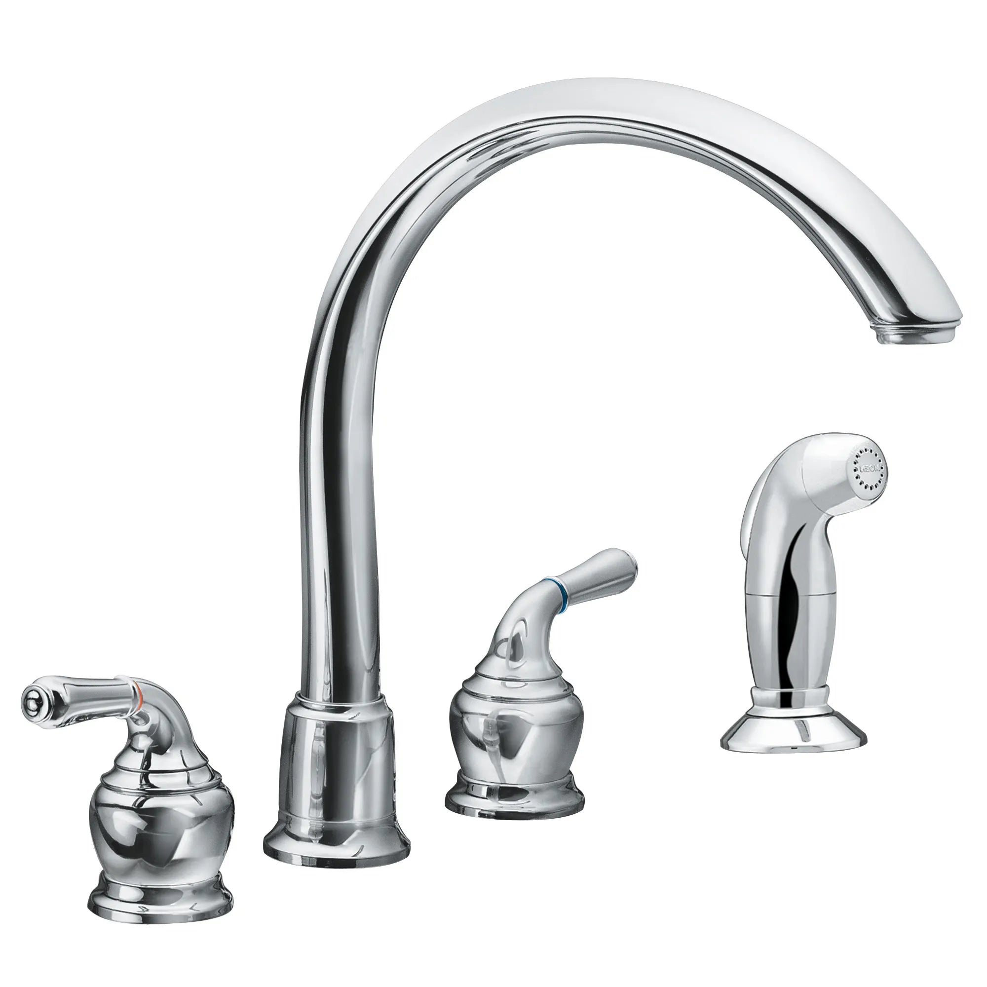 Monticello Two-Handle High Arc Kitchen Faucet - Image 4