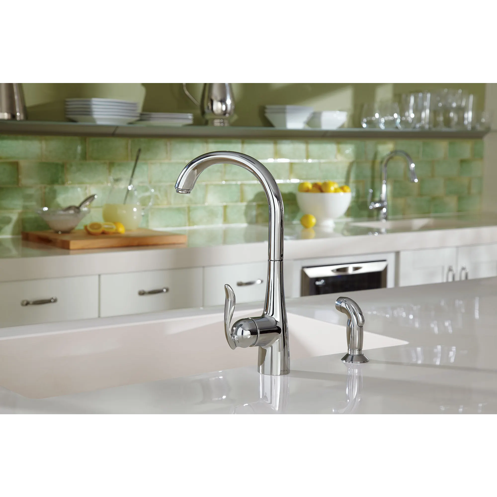 Arbor One-Handle High Arc Kitchen Faucet - Image 8