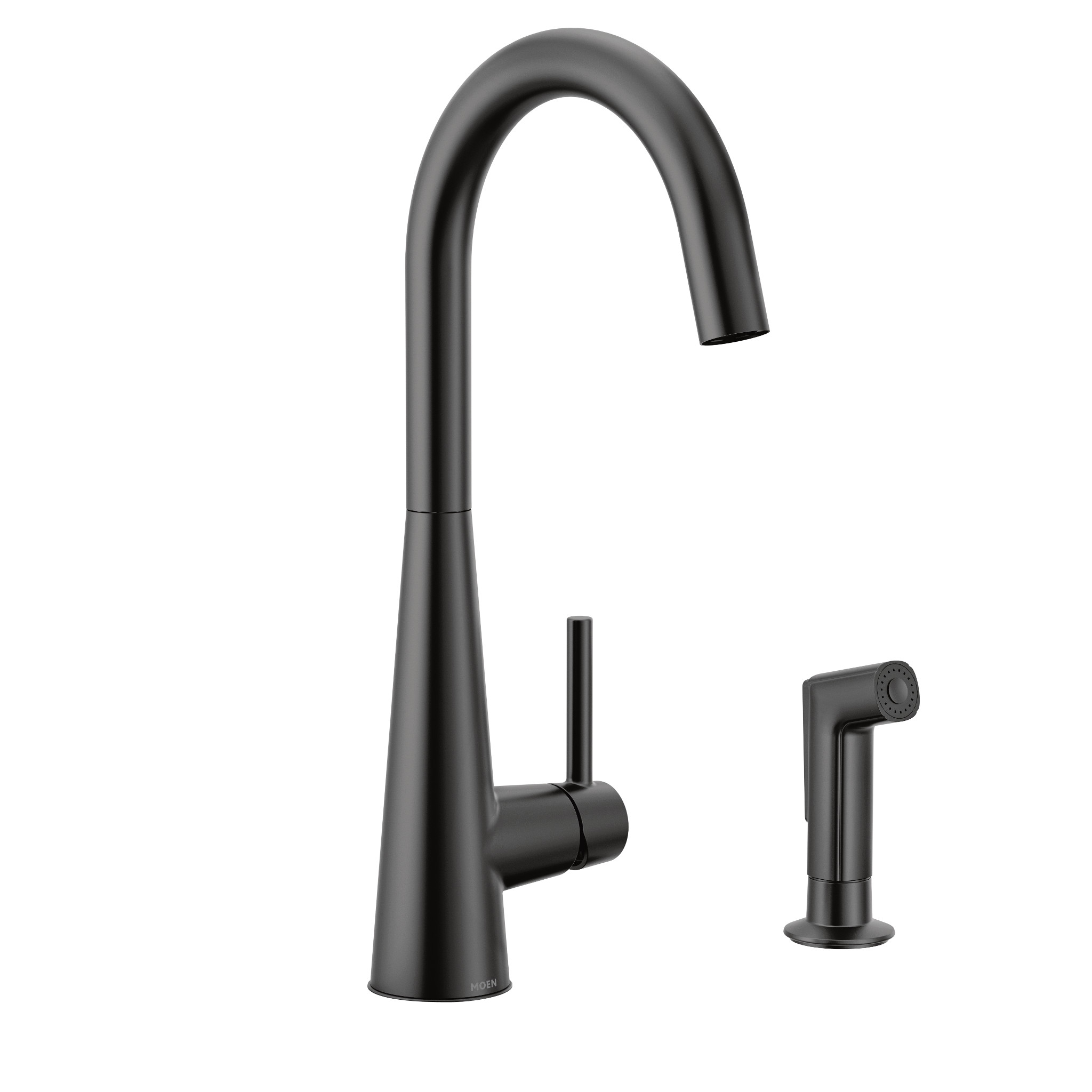 Sleek One-Handle High Arc Pulldown Kitchen Faucet - Image 5