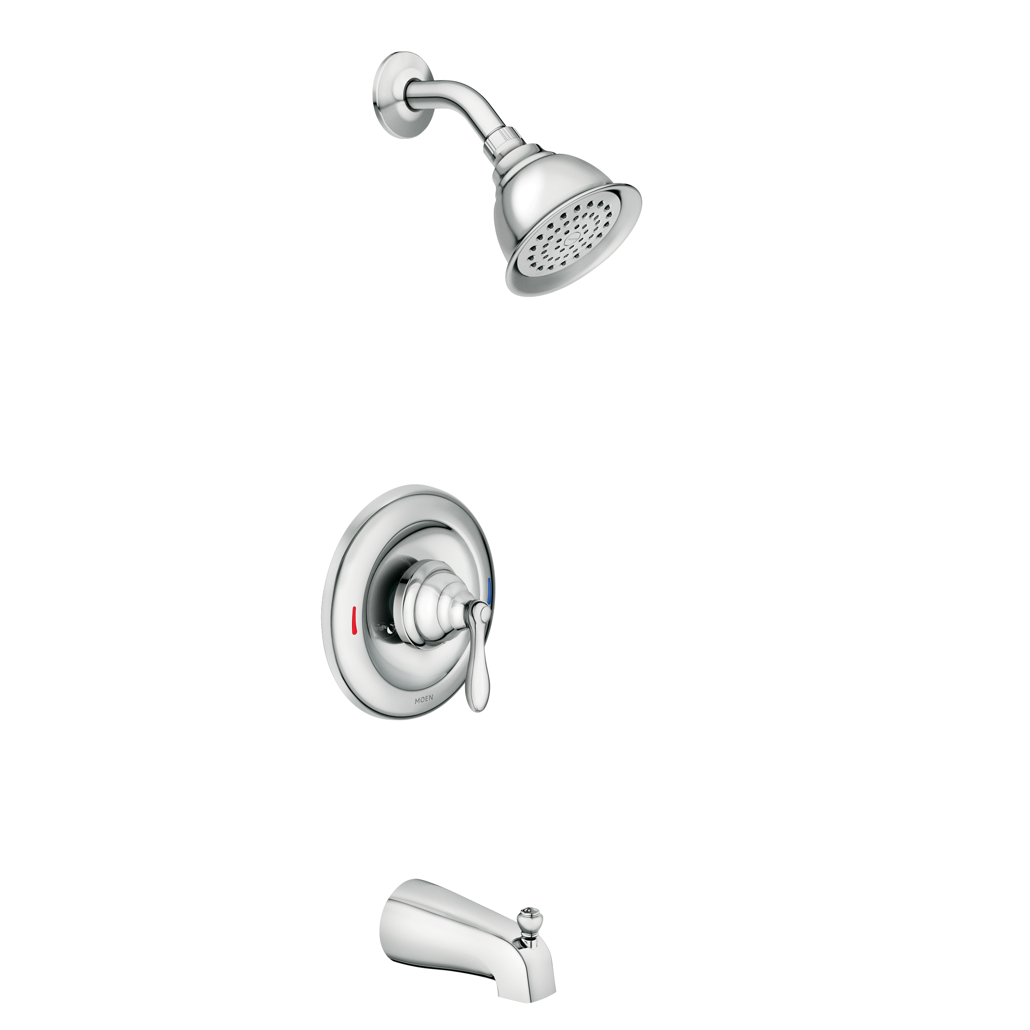 Caldwell Posi-Temp(R) Eco-Performance Tub and Shower Faucet