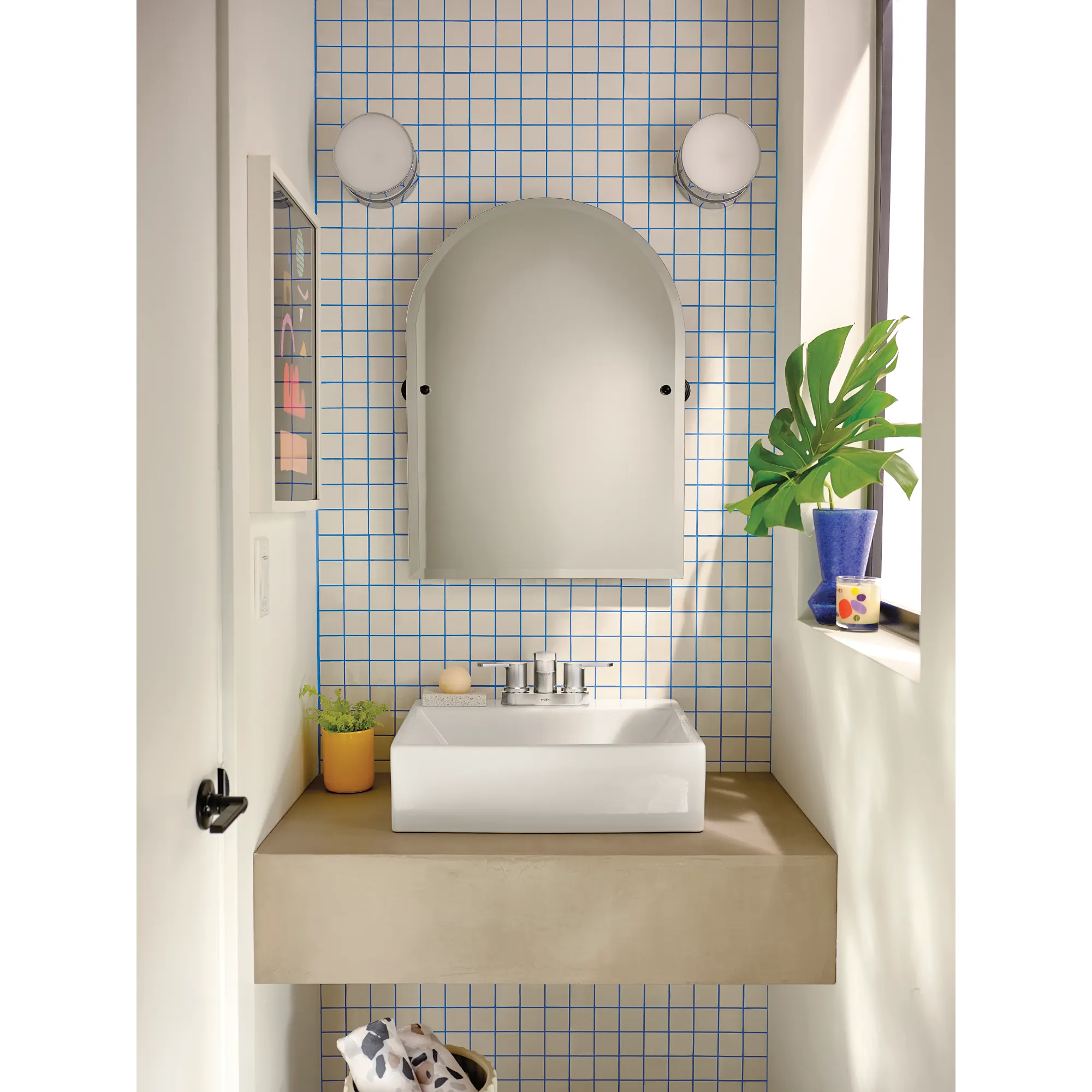 Laris Two-Handle Low Arc Bathroom Faucet - Image 3