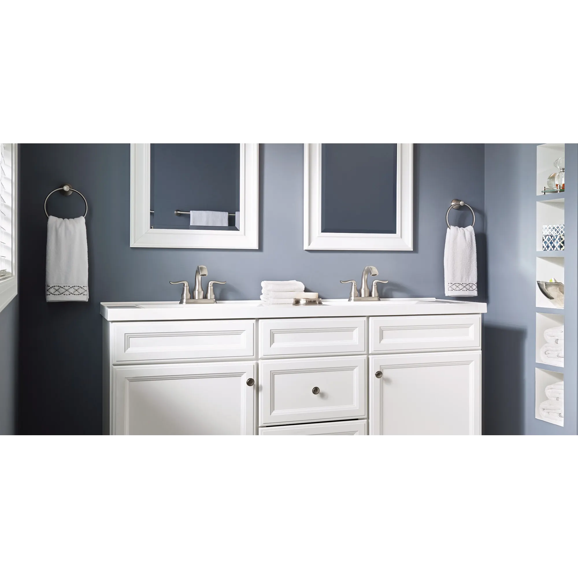 Hamden Two-Handle High Arc Bathroom Faucet - Image 6
