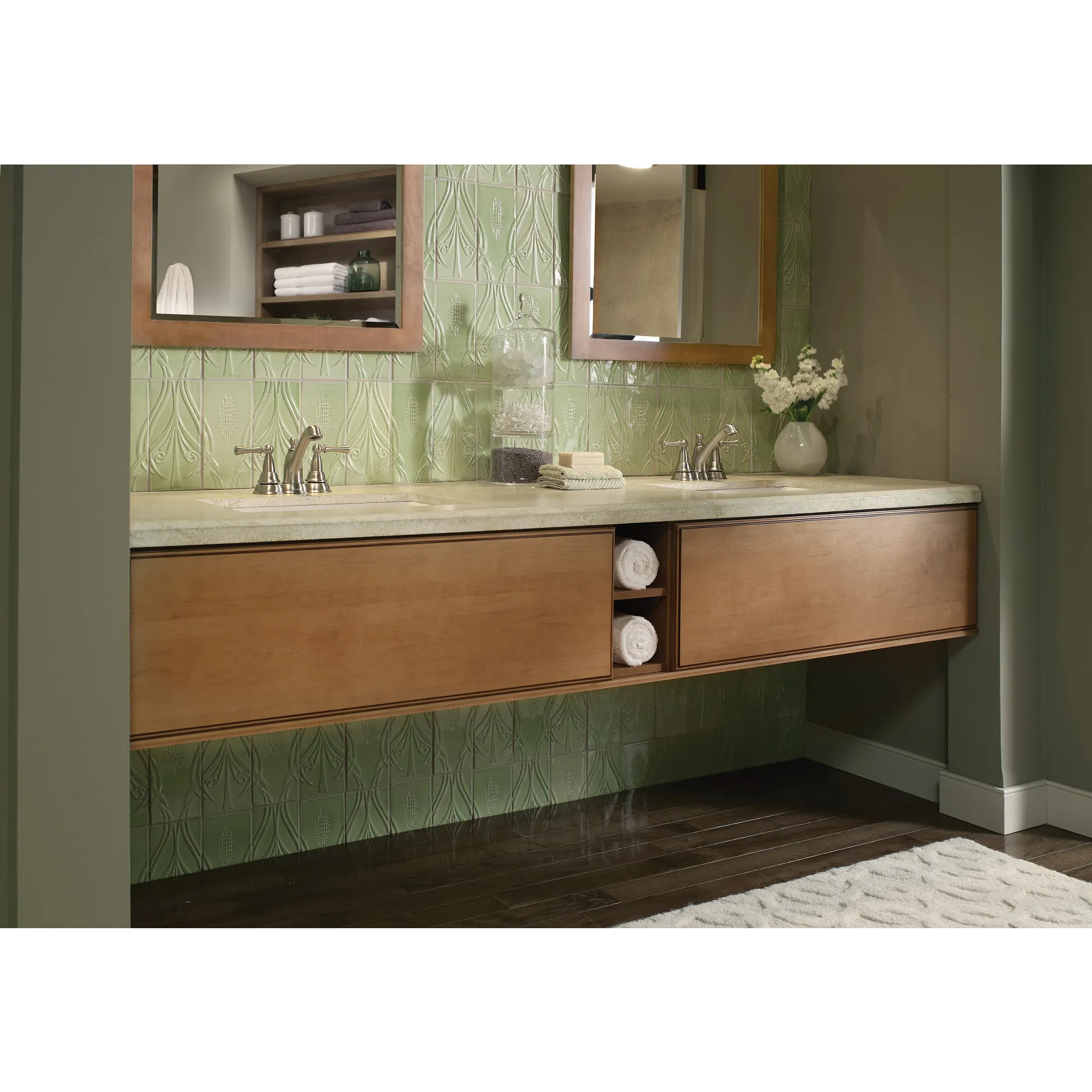 Sage Two-Handle Low Arc Bathroom Faucet - Image 3