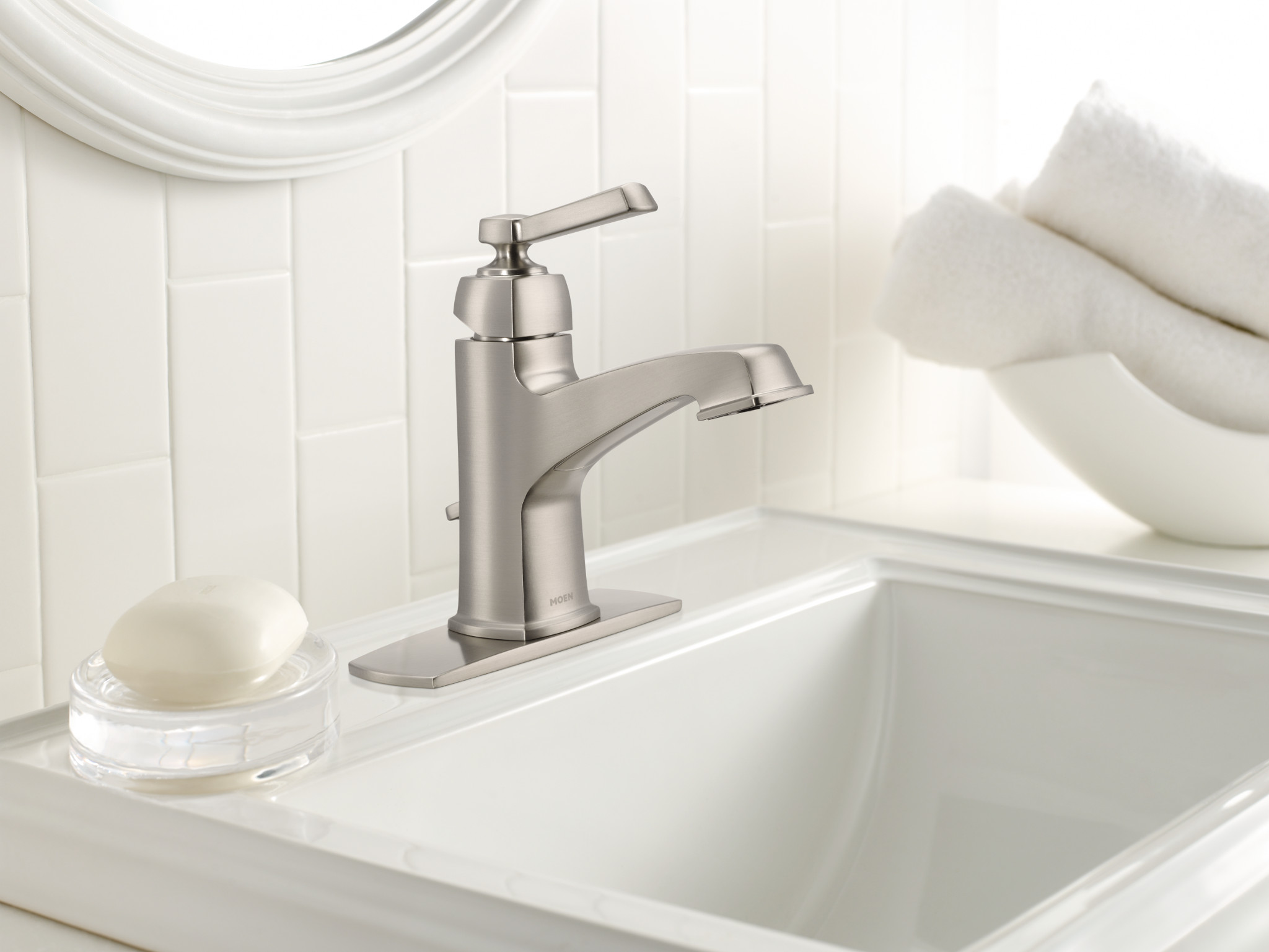 Boardwalk One-handle Bathroom Sink Faucet - Image 4