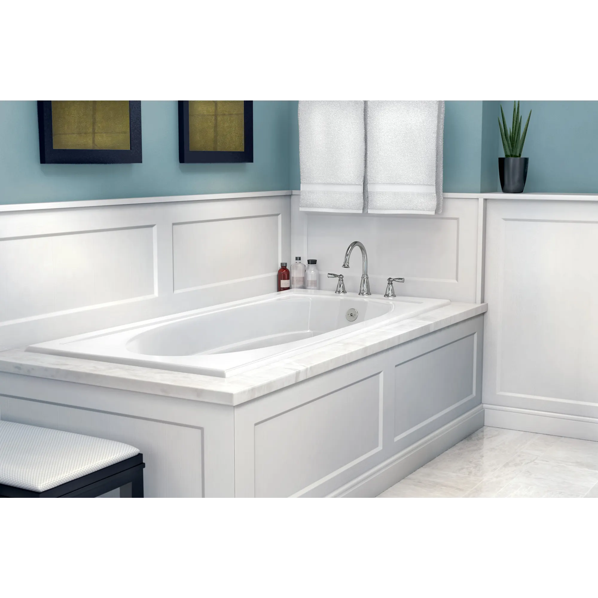 Banbury Two-Handle High Arc Roman Tub Faucet - Image 2