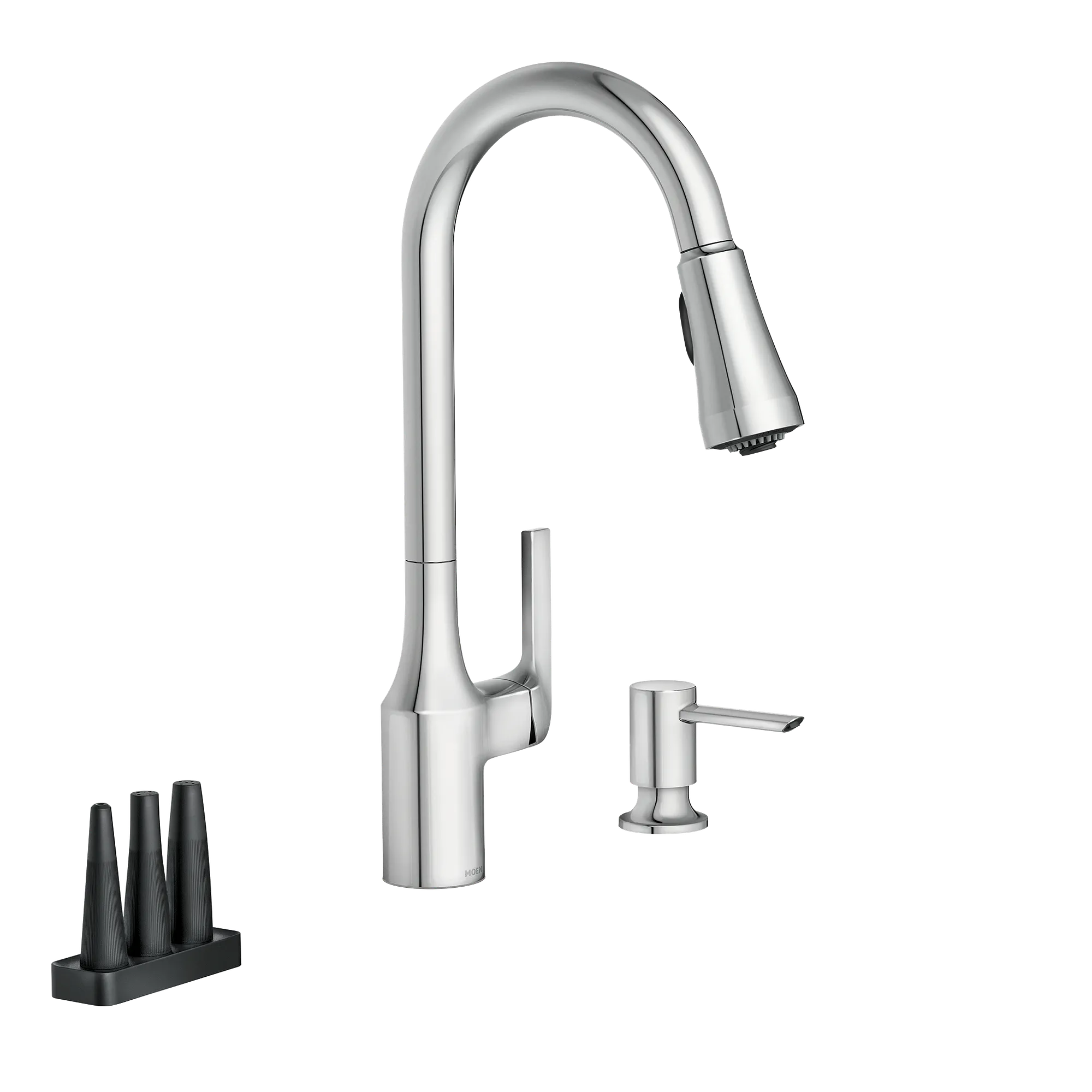 Milton One-Handle High Arc Pulldown Kitchen Faucet - Image 4