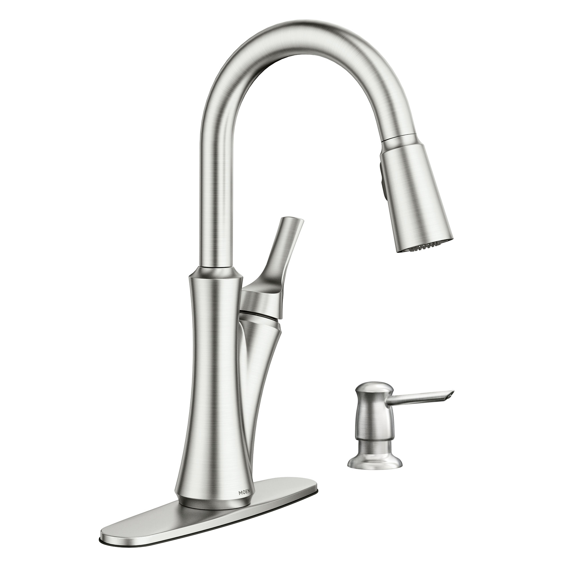 Benson One-Handle High Arc Pulldown Kitchen Faucet