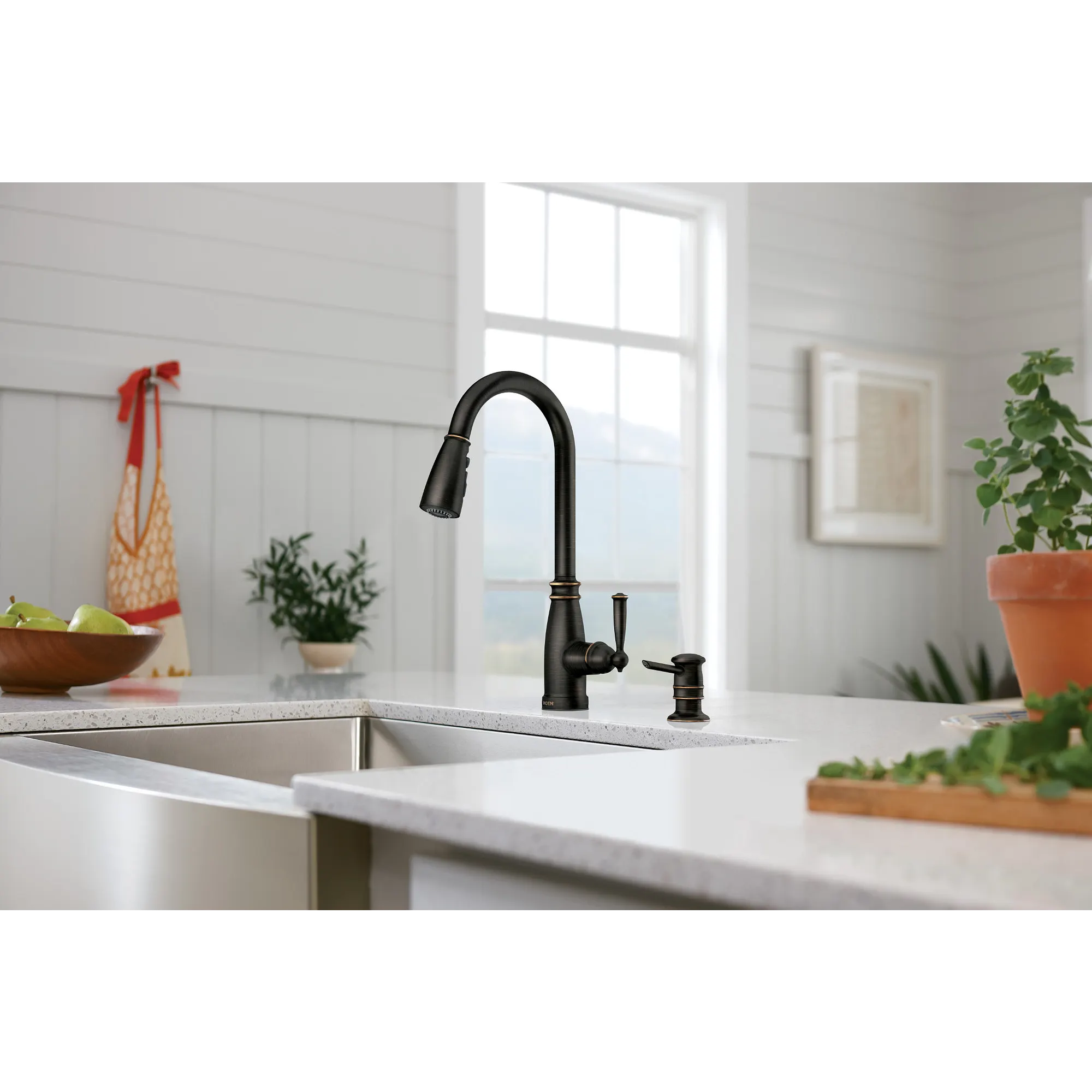 Morado One-Handle High Arc Pulldown Kitchen Faucet - Image 2