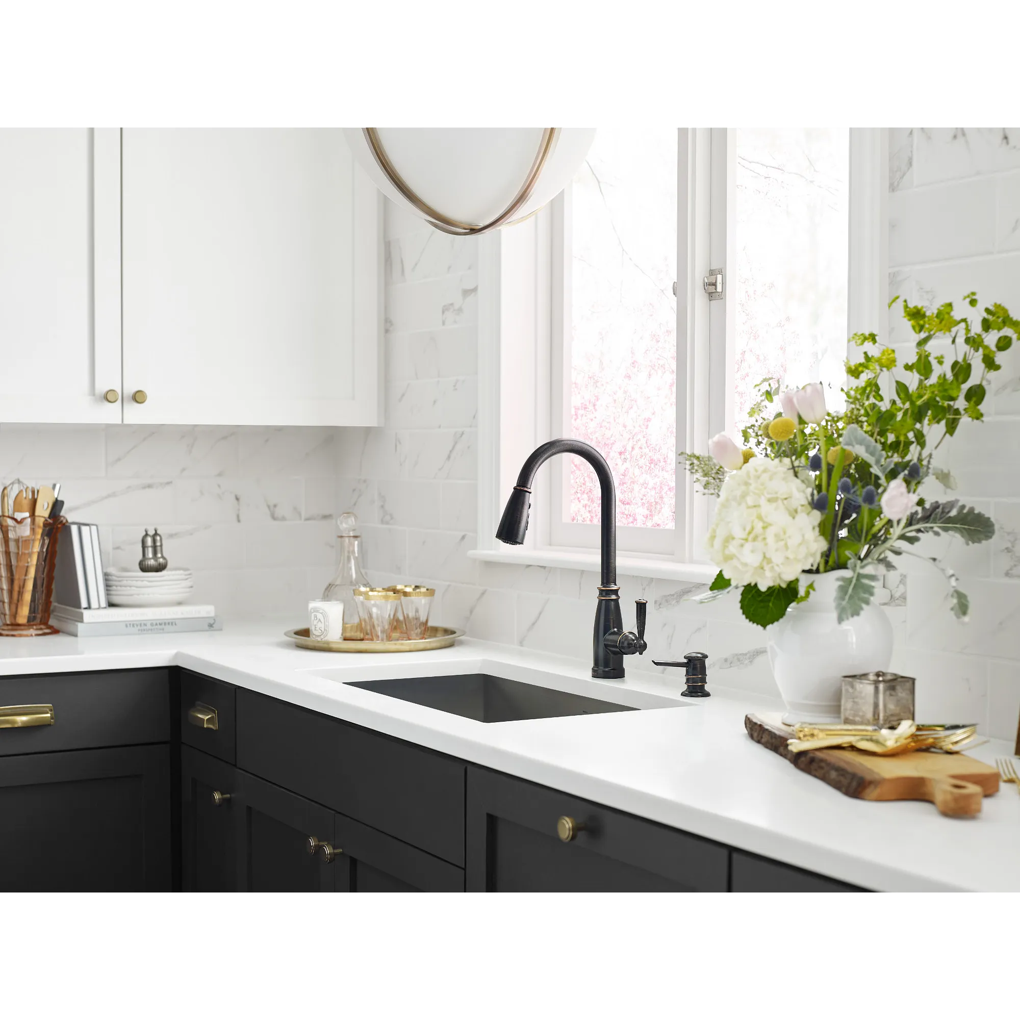 Morado One-Handle High Arc Pulldown Kitchen Faucet - Image 3
