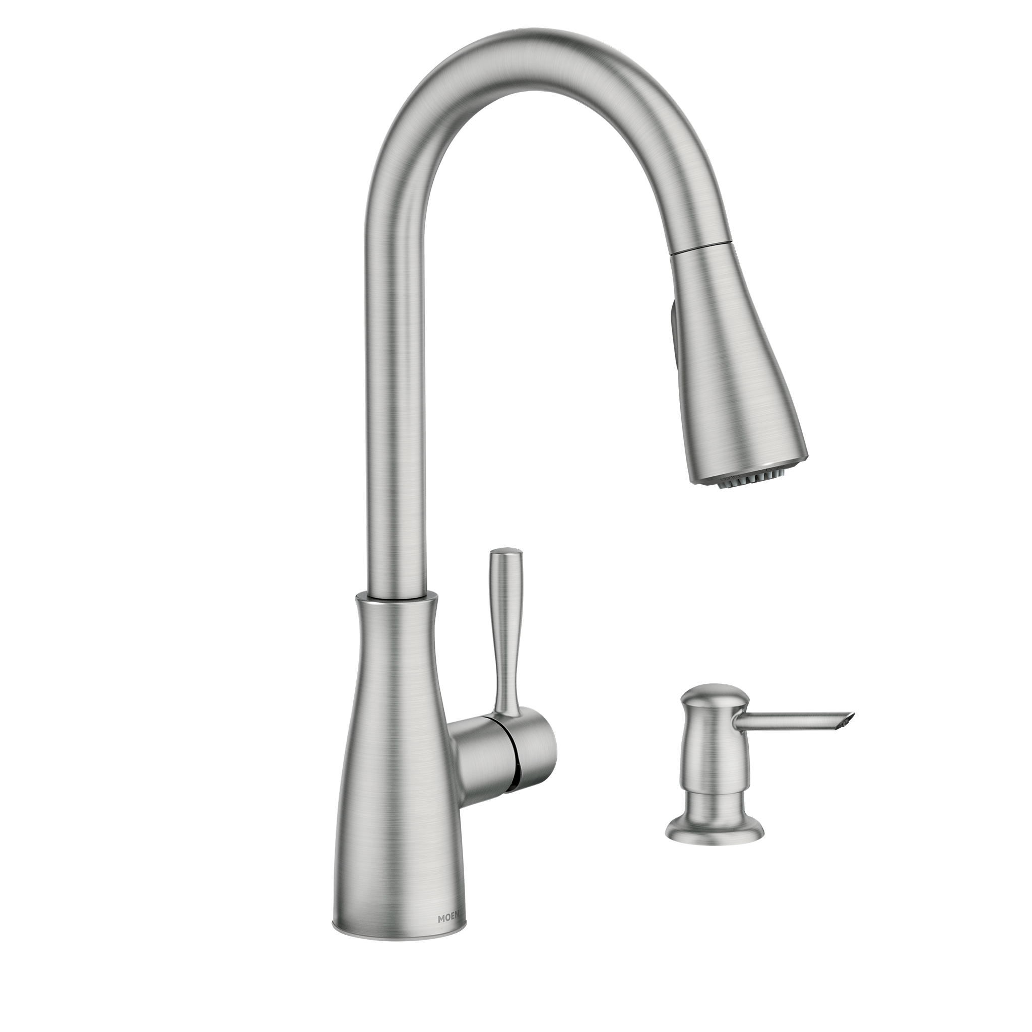 Lucira One-Handle High Arc Pulldown Kitchen Faucet
