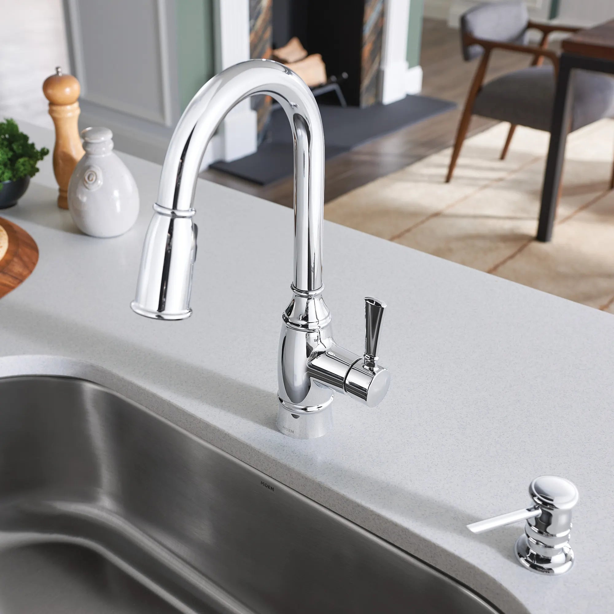 Noell One-Handle Pulldown Kitchen Faucet - Image 8