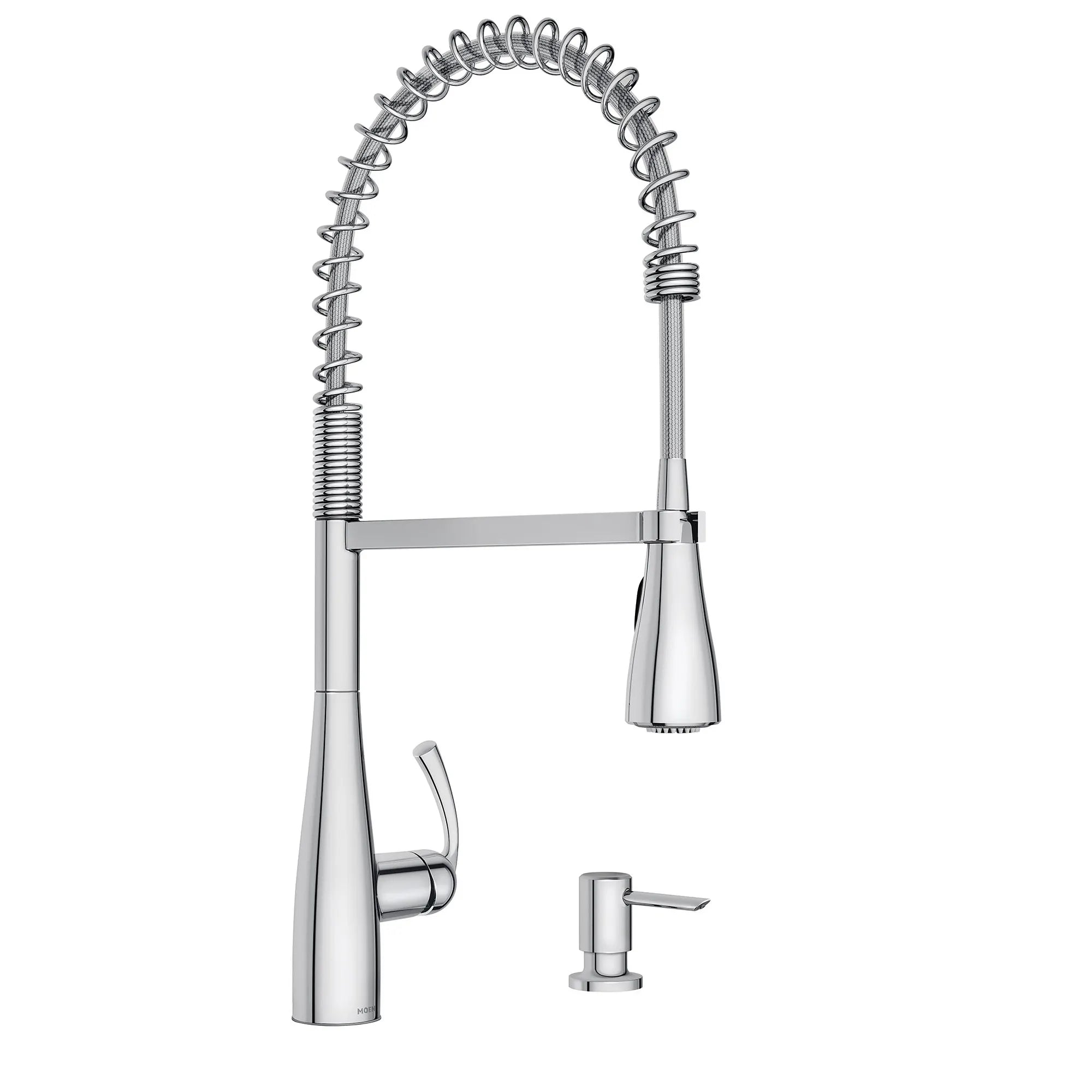 Essie One-Handle High Arc Pre-Rinse Spring Pulldown Kitchen Faucet - Image 4