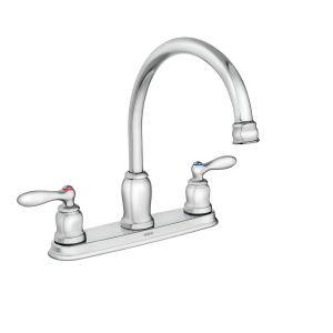 Caldwell Two-Handle Low Arc Kitchen Faucet