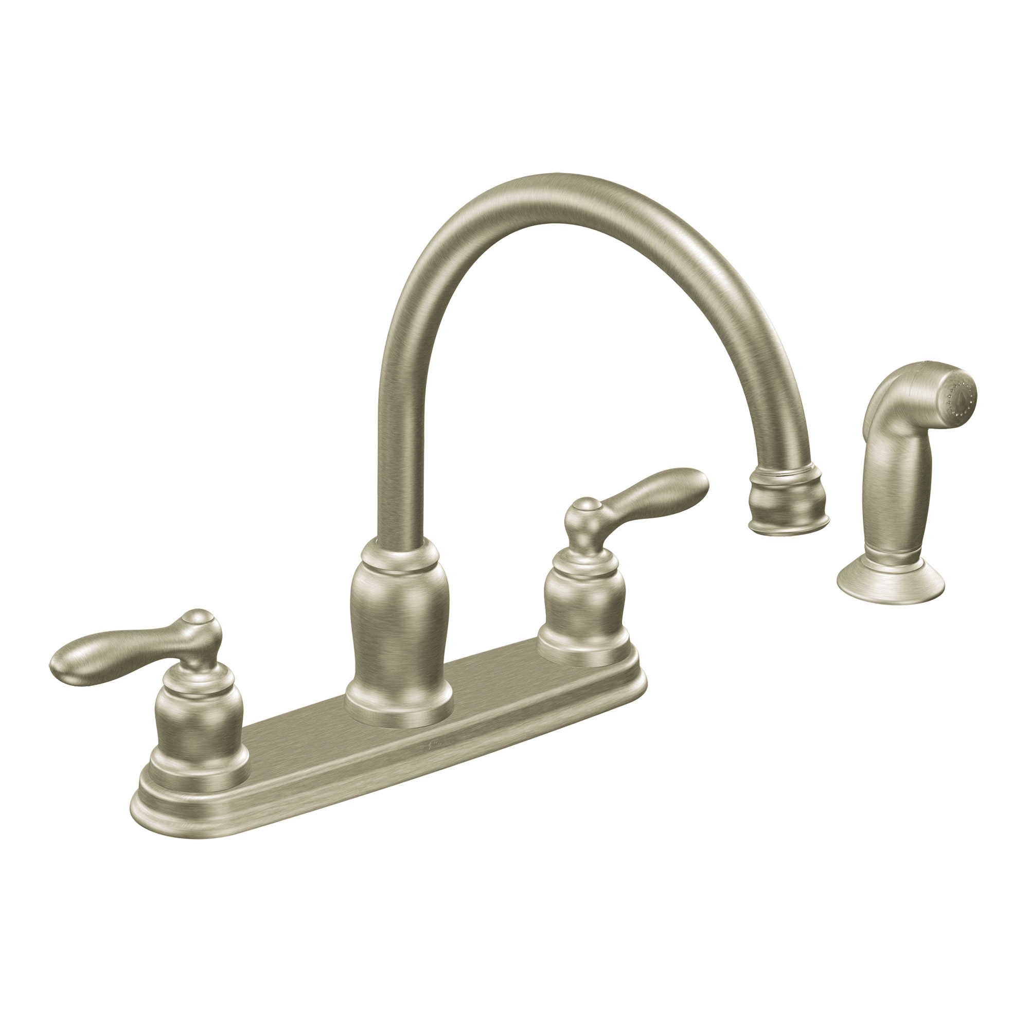 Caldwell Two-Handle High Arc Kitchen Faucet - Image 3