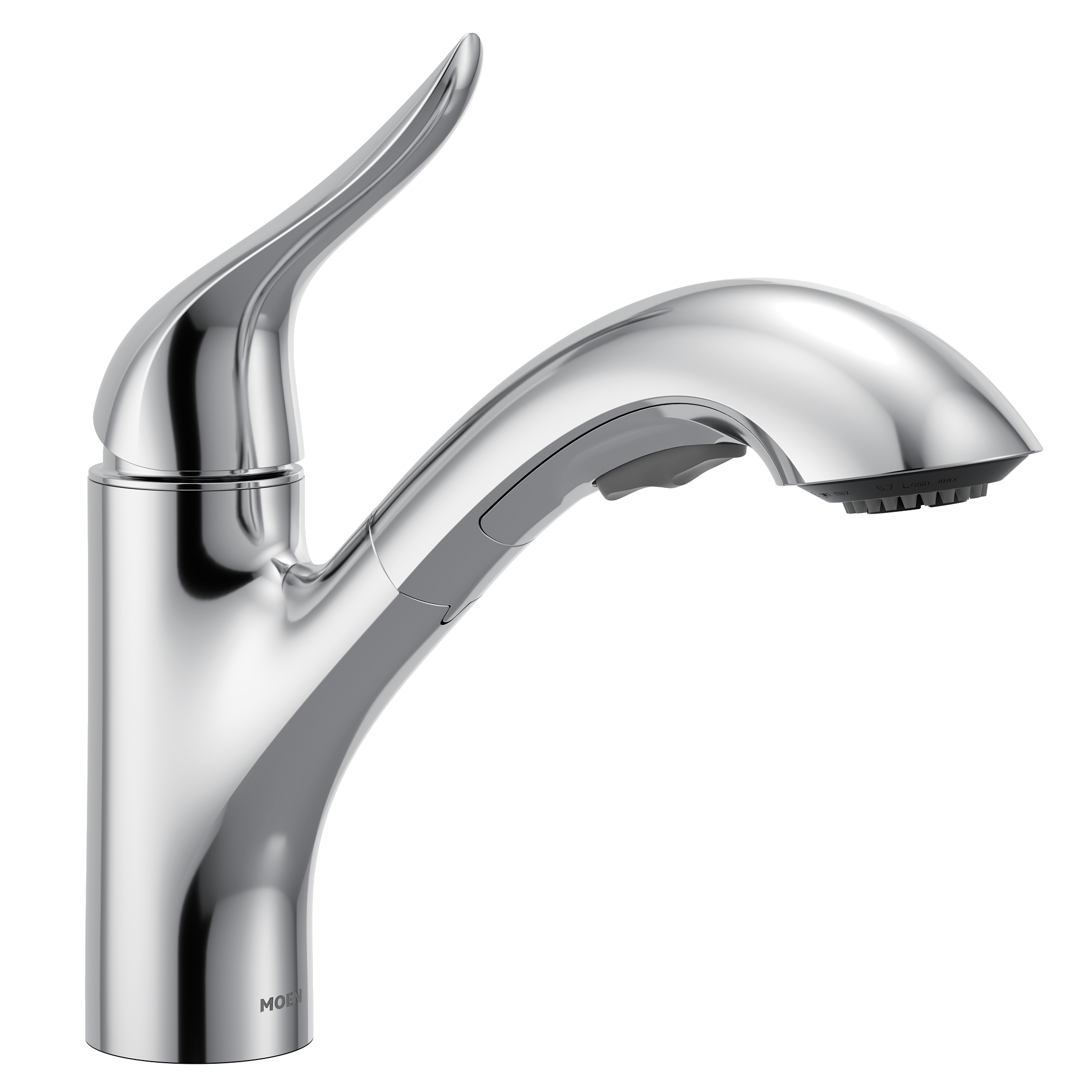 Koa One-Handle Low Arc Pullout Kitchen Faucet