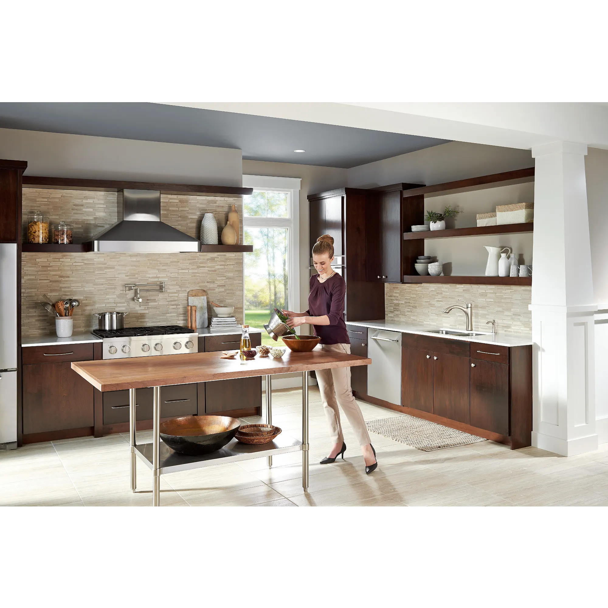 Modern One-Handle Pot Filler Kitchen Faucet - Image 24